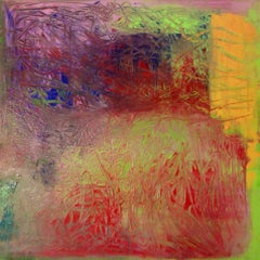 Abstract writing, Painting, Acrylic on Canvas