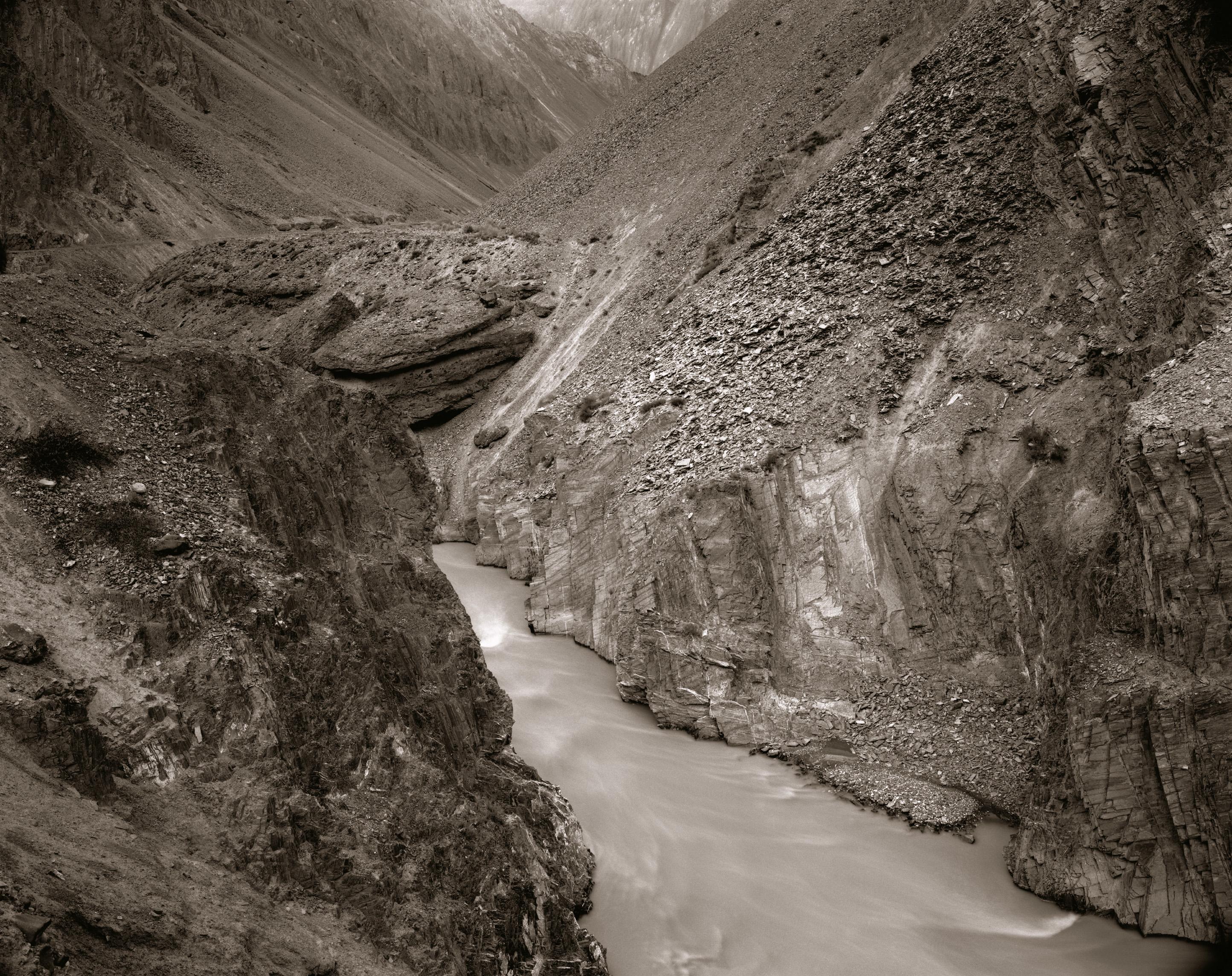 Linda Connor Black and White Photograph - Zanskar River, Ladakh, India