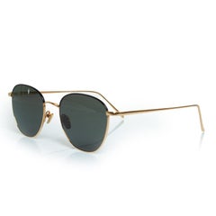 Linda Farrow, 6397 sunglasses in black and gold