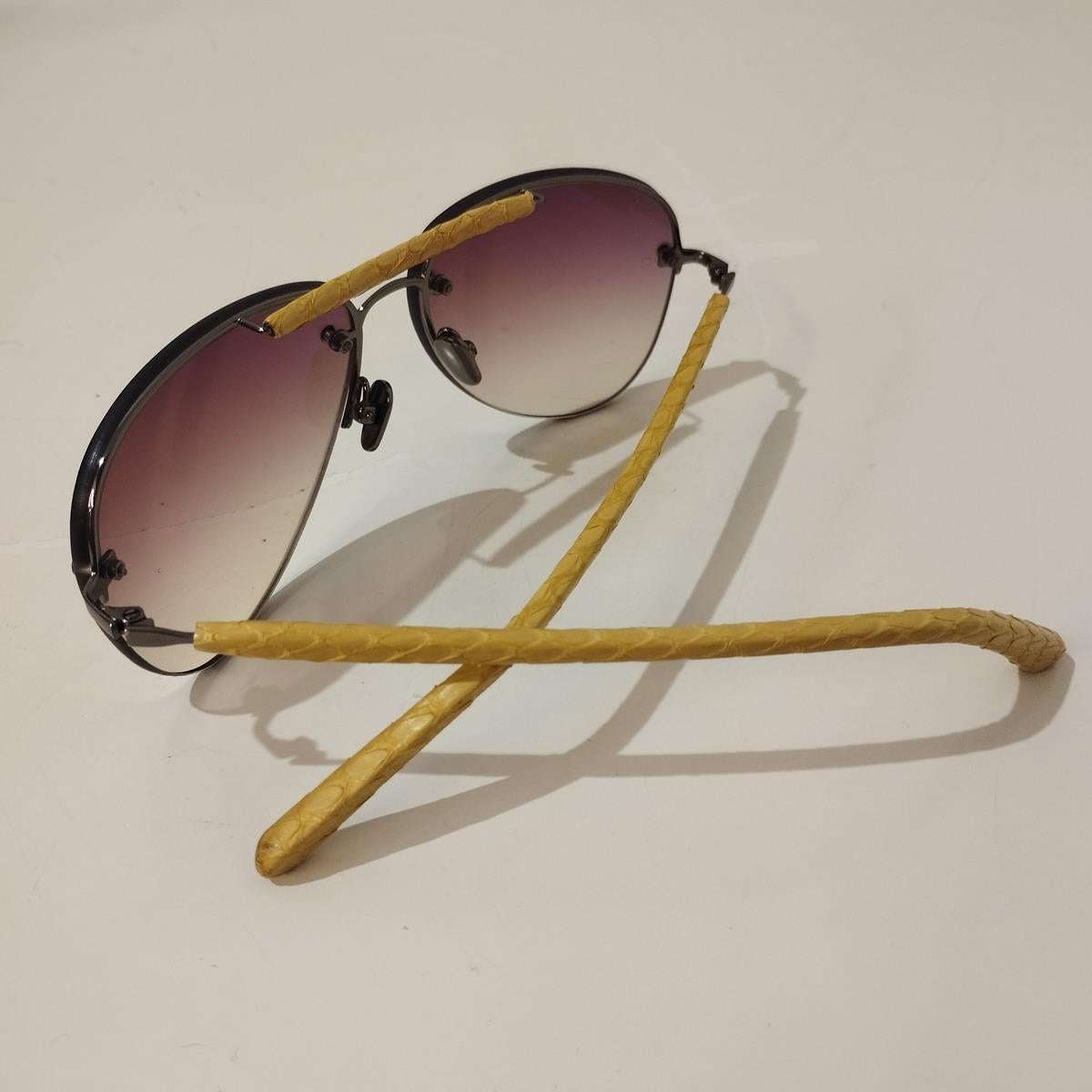 Linda Farrow LFL Luxe x The Row Sunglasses In Excellent Condition In Gazzaniga (BG), IT
