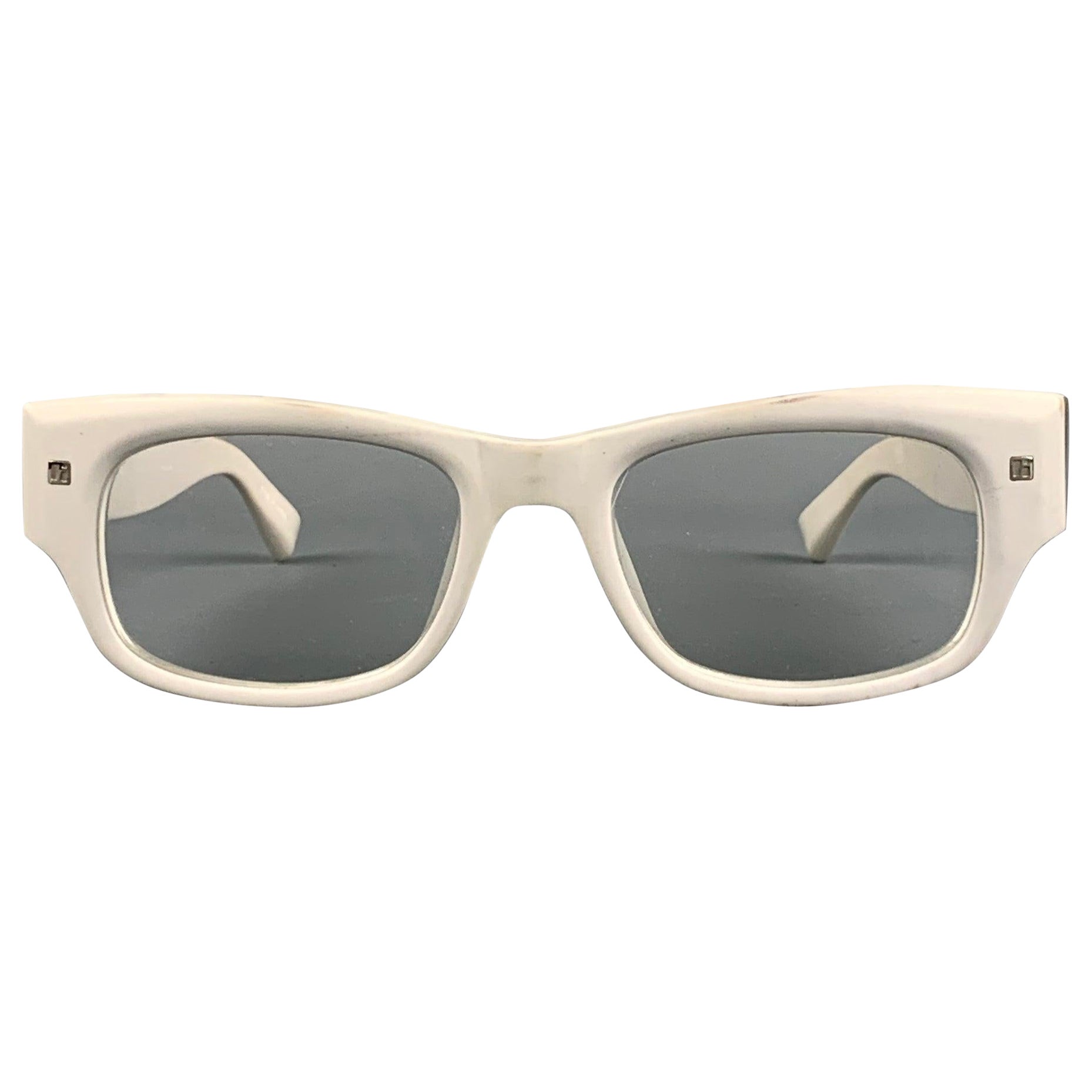 LINDA FARROW Luxe Monturas de acetato gris claro en venta