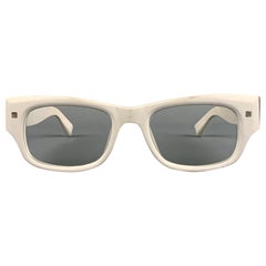 Linda Farrow Lux - Montature in acetato grigio chiaro