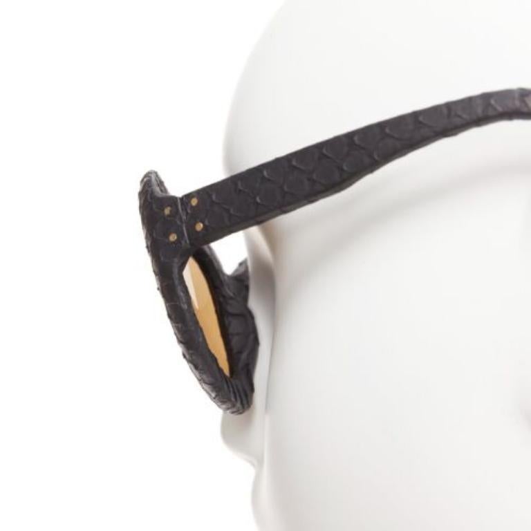 LINDA FARROW LUXE matte black scaled frame reflective gold oversized sunglasses
Reference: NKLL/A00090
Brand: Linda Farrow
Model: 53 25 125
Color: Black, Gold
Pattern: Animal Print
Made in: Japan

CONDITION:
Condition: Excellent, this item was