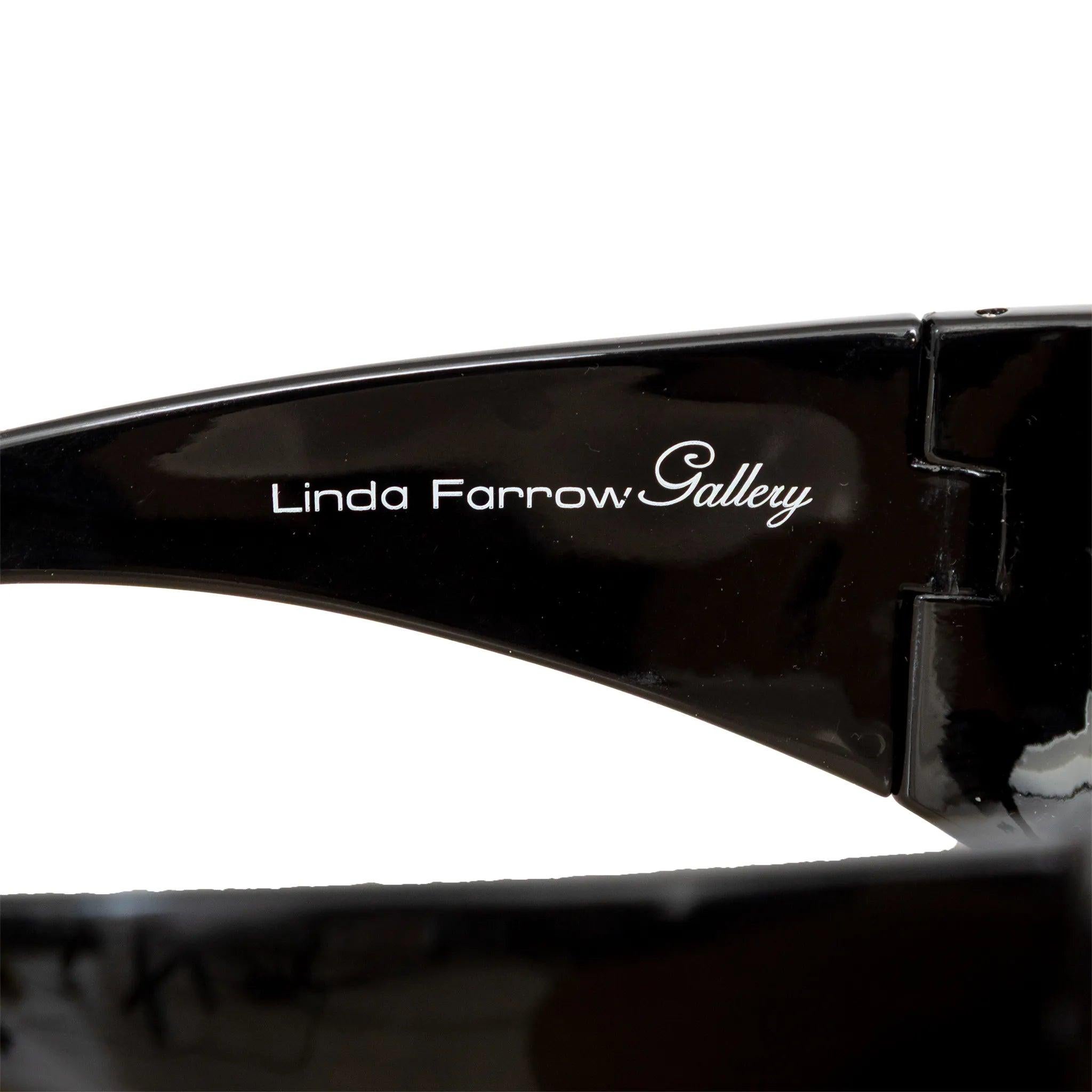 Occhiali da sole a mascherina Linda Farrow x Bernhard Willhelm - anni '10 in vendita 3
