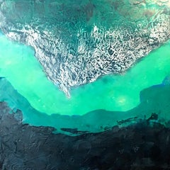 10, 000 Feet - Contemporary Encaustic Landscape Painting