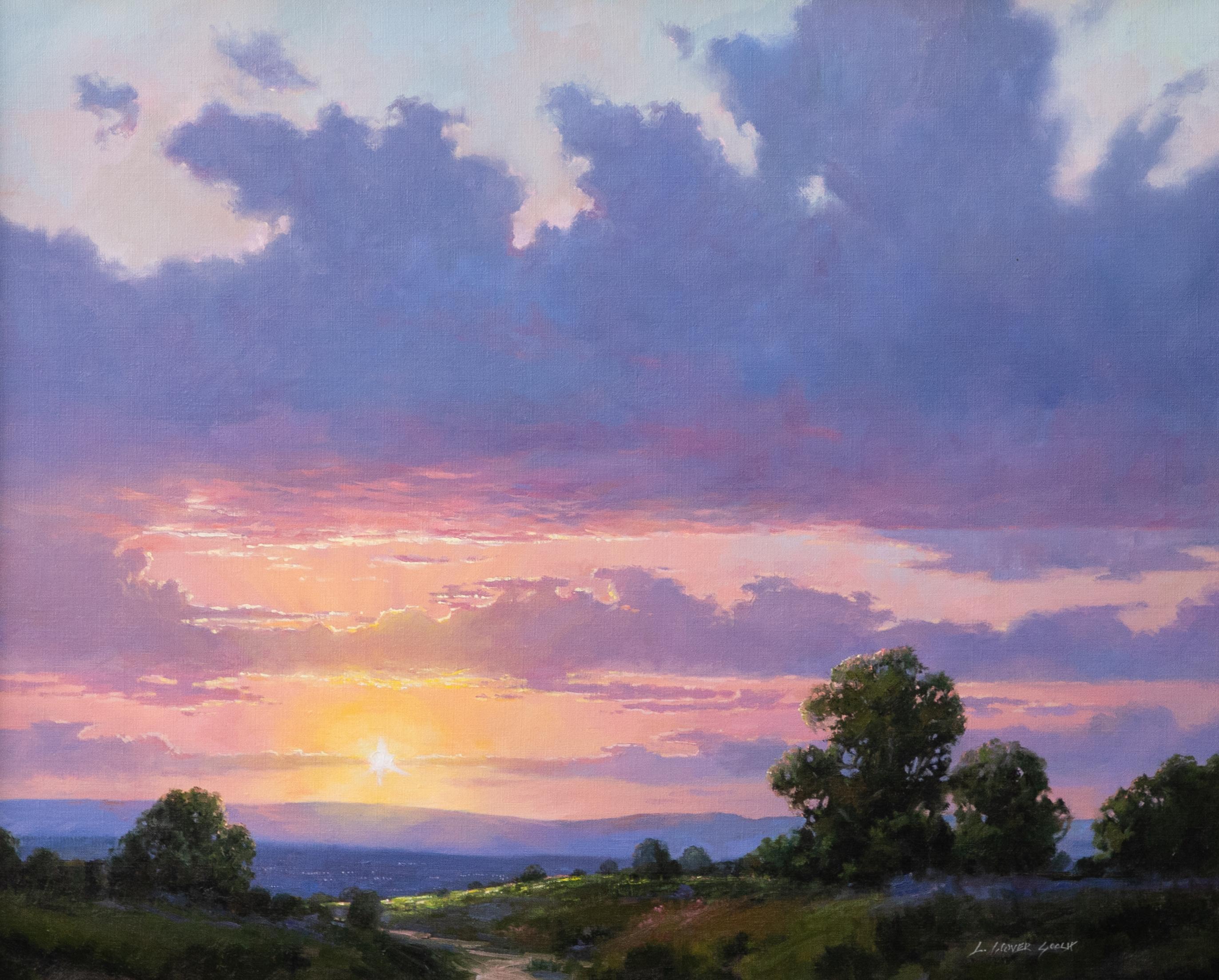 Reise in den Sonnenuntergang (Realismus), Painting, von Linda Glover Gooch