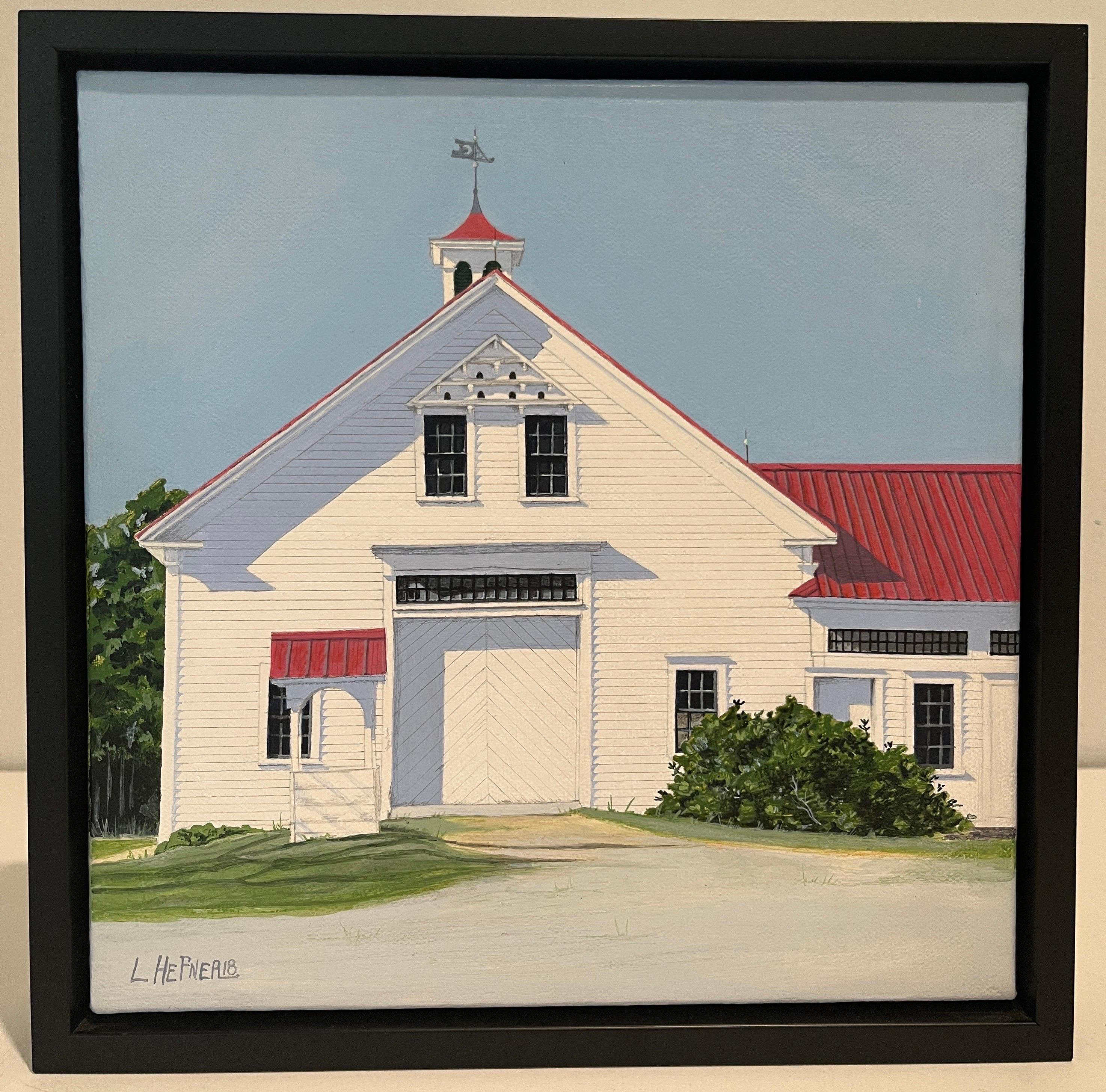 Linda Hefner Landscape Painting – Süd-Effinghamer Scheune