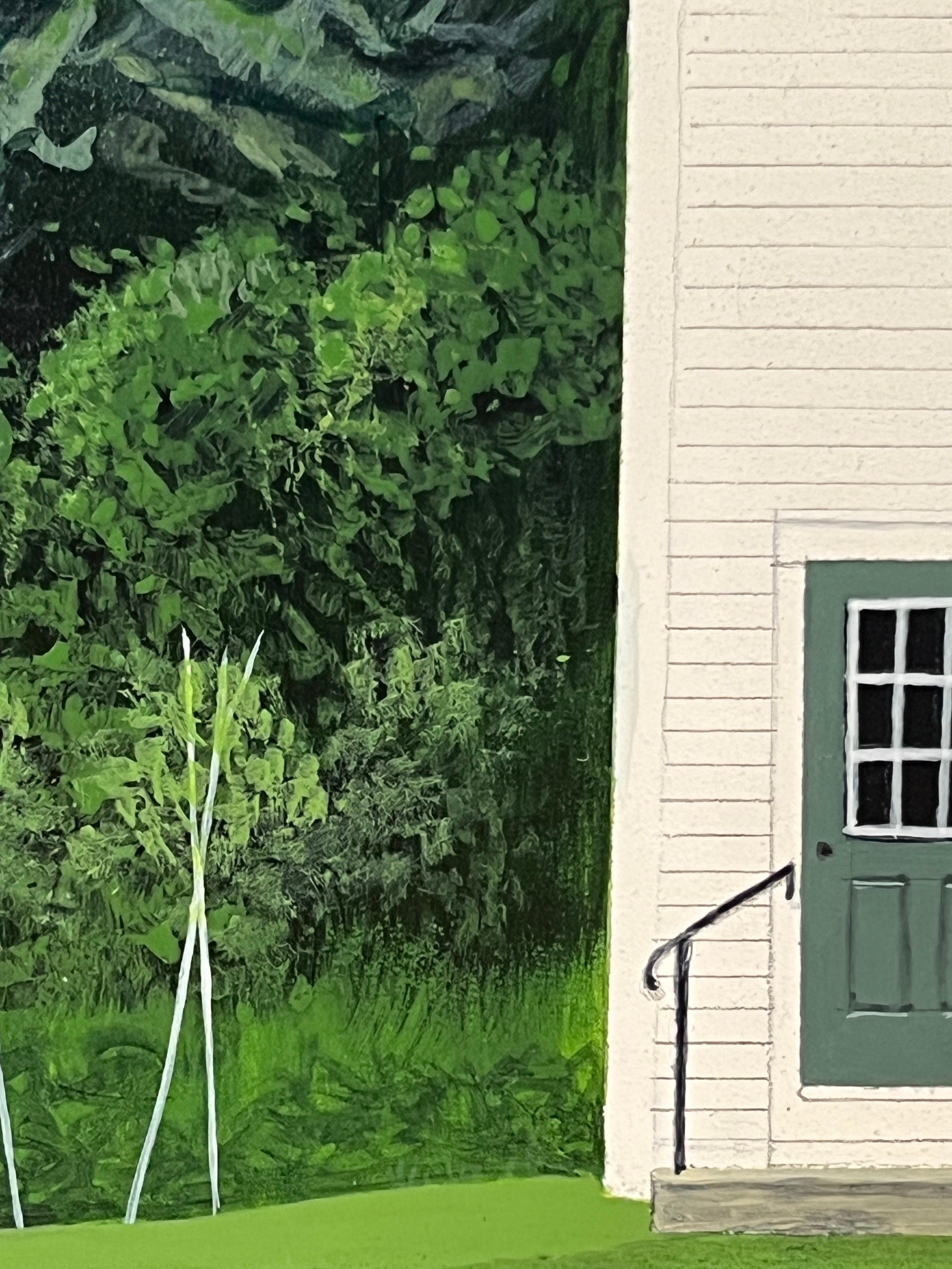 Linda Hefner est connue pour ses peintures acryliques vibrantes de granges et d'architectures historiques de la Nouvelle-Angleterre. L'amour de Mme Hefner pour l'Amérique en péril est enraciné dans le passé, y compris le sien : elle a passé les