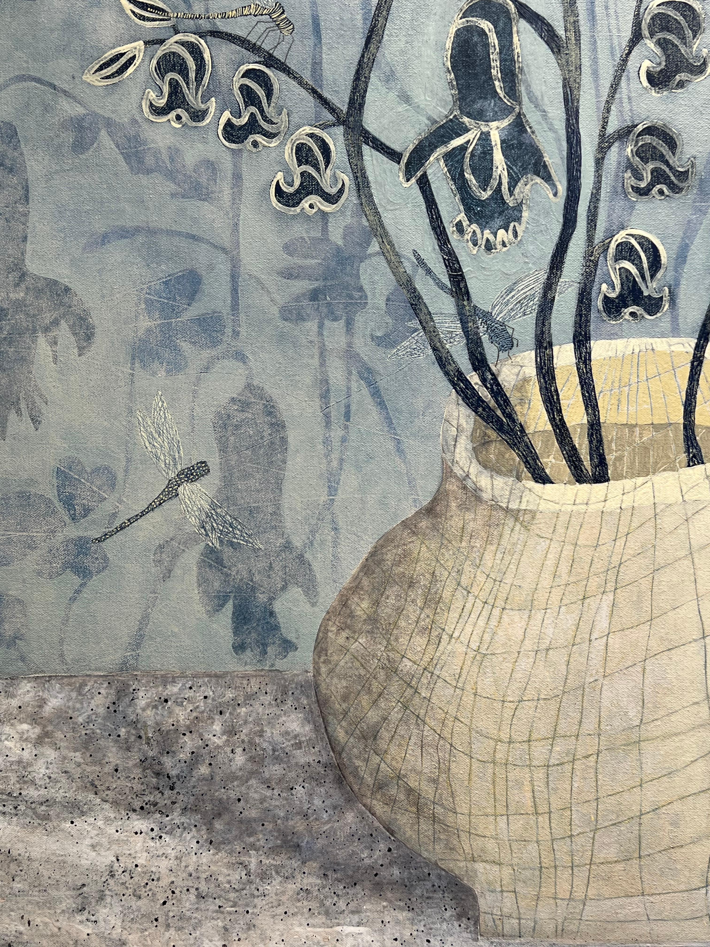Gracia Libélula - Painting Moderno de Linda Henningson
