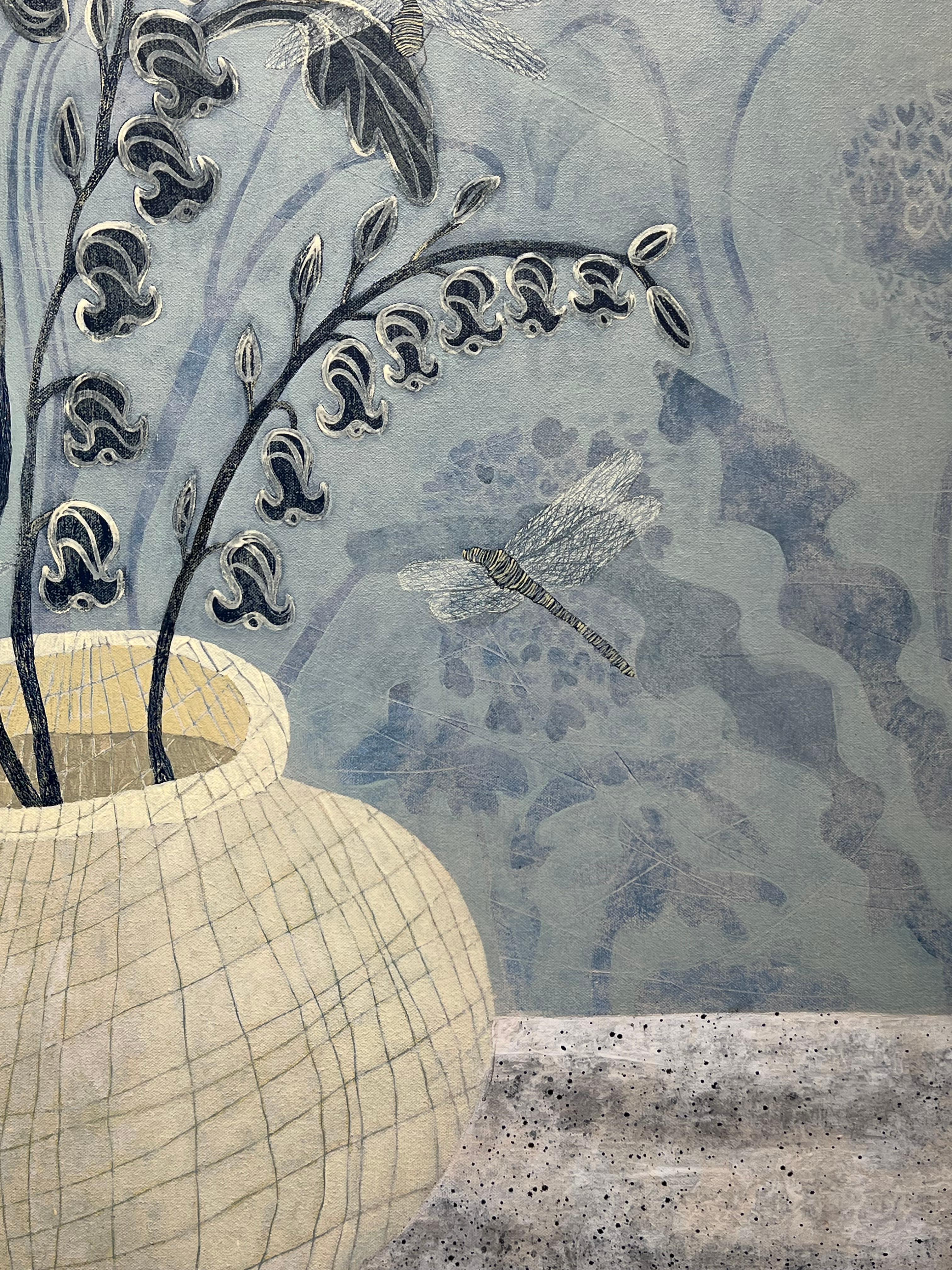 Gracia Libélula - Interior Painting Gris de Linda Henningson