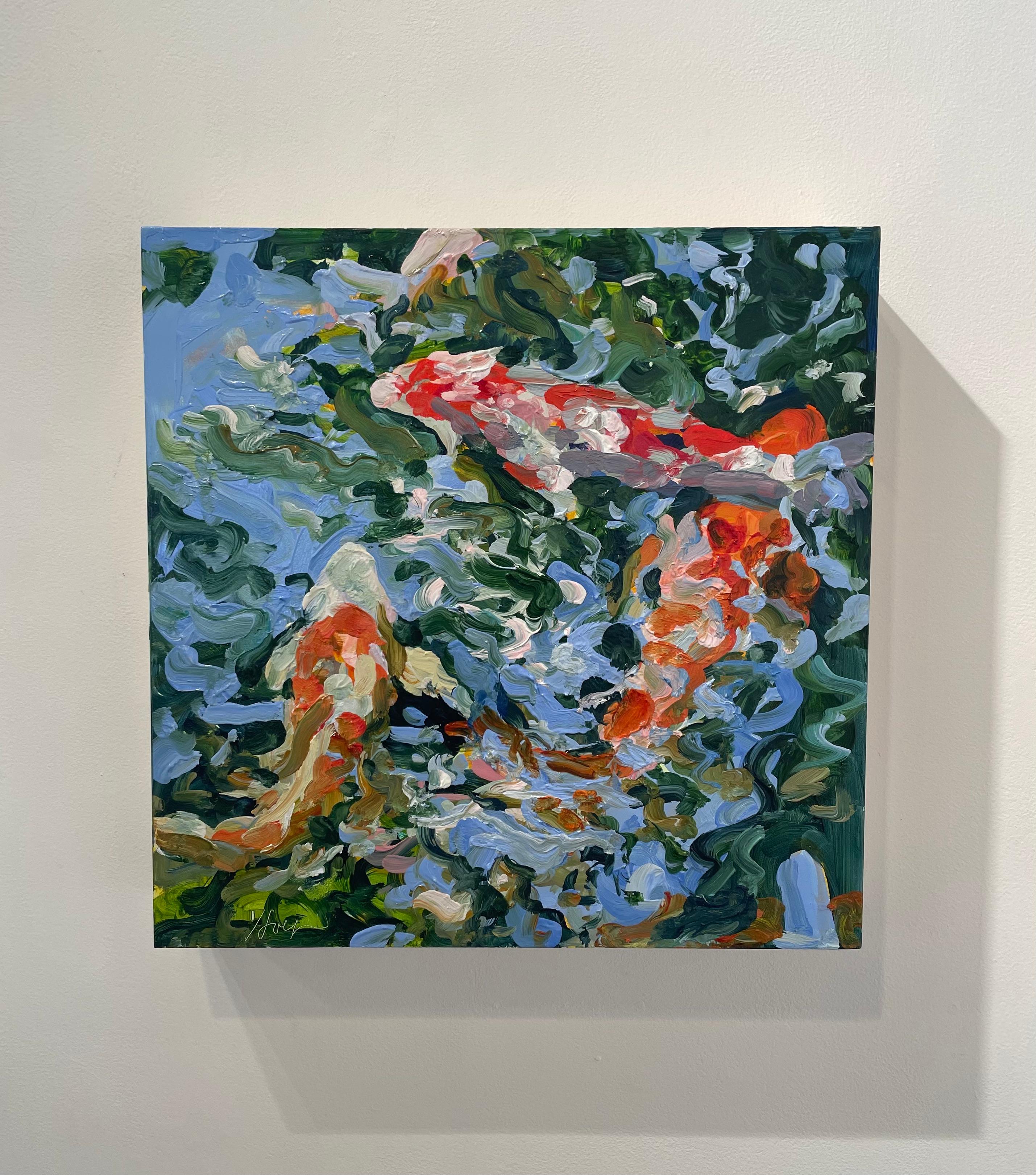 paintings of fish underwater
