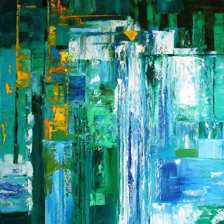 Linda Holt Some Yellow, Painting For Sale at 1stdibs