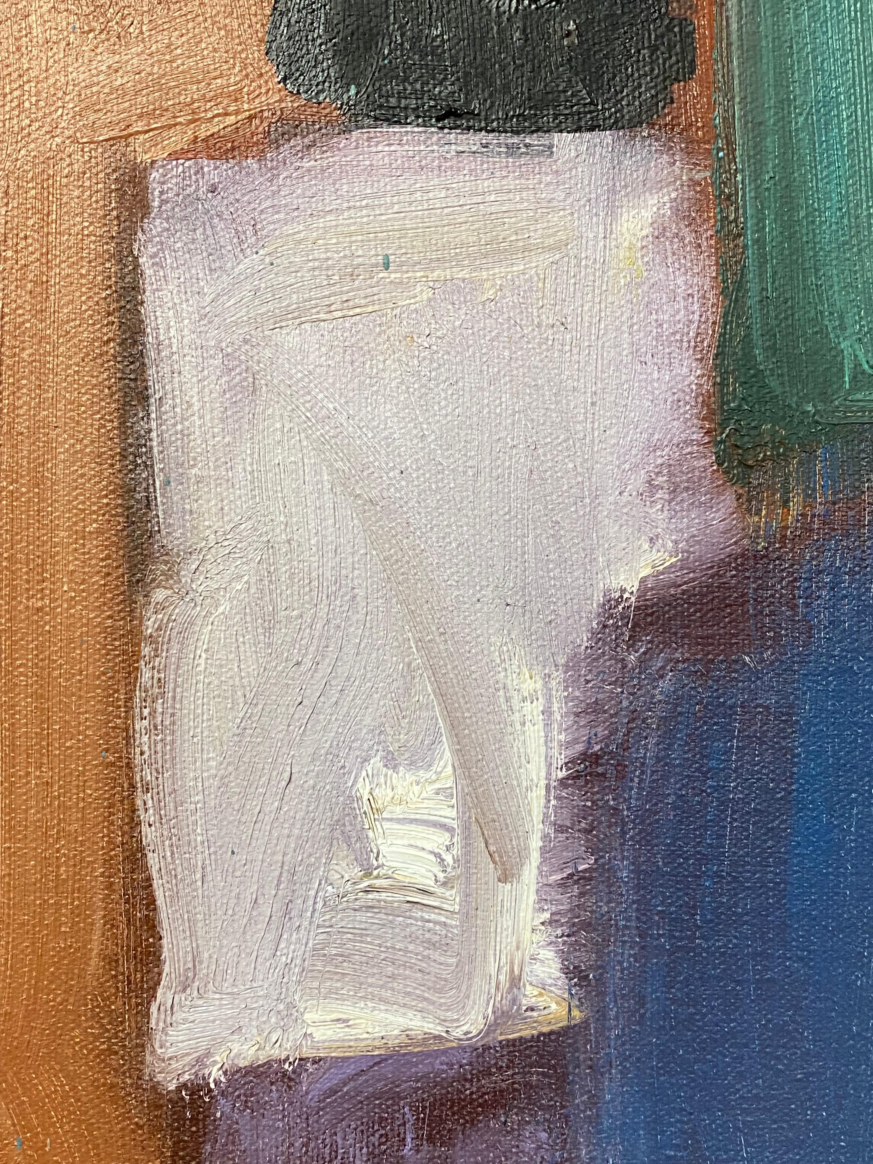 Linda Hopkins Pintura abstracta de los años 70 a la manera de Hans Hofmann en venta 3