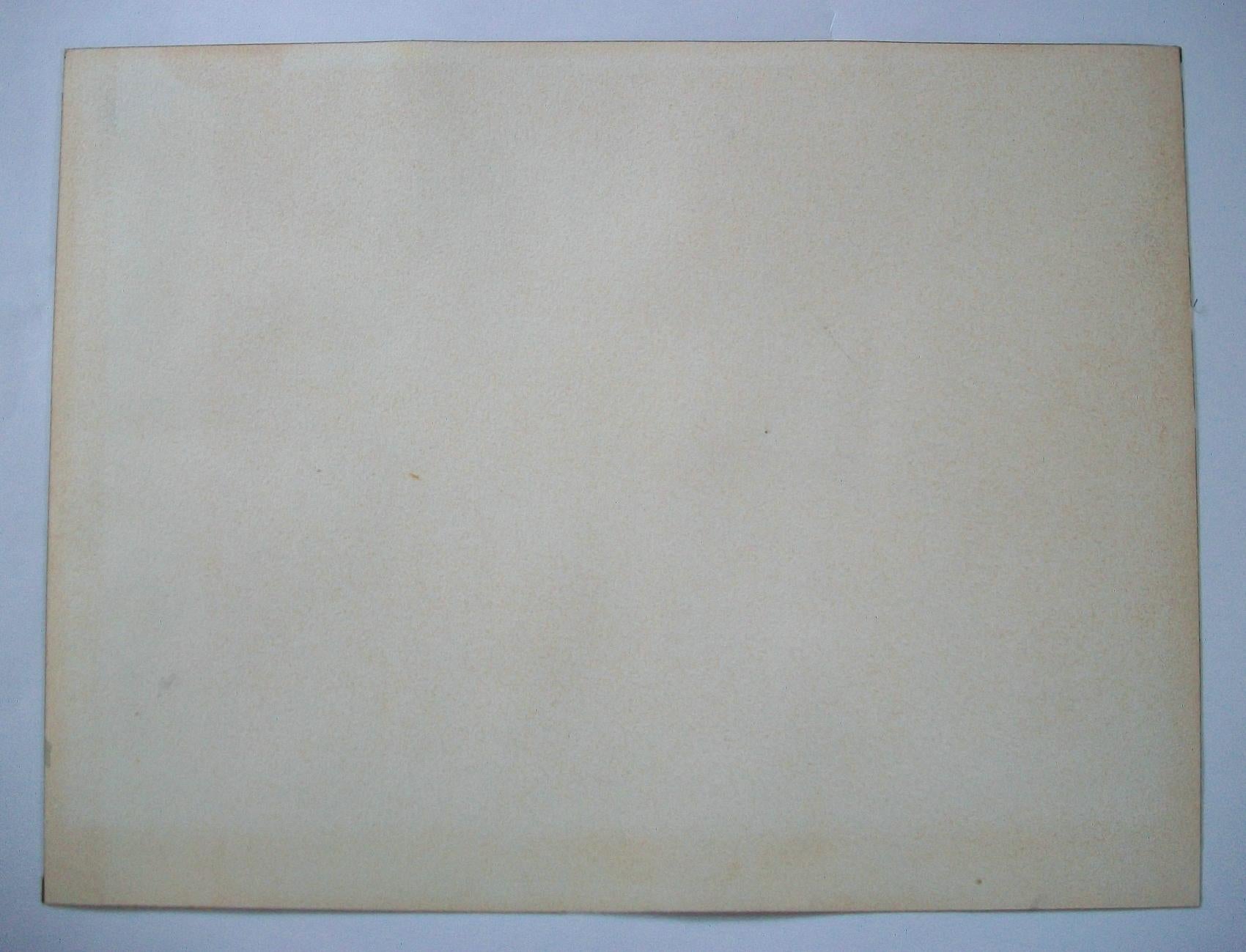 Pittura Linda Jenetti, 'St. George St. Garage', Acquerello su carta, Canada, 1975 circa. in vendita