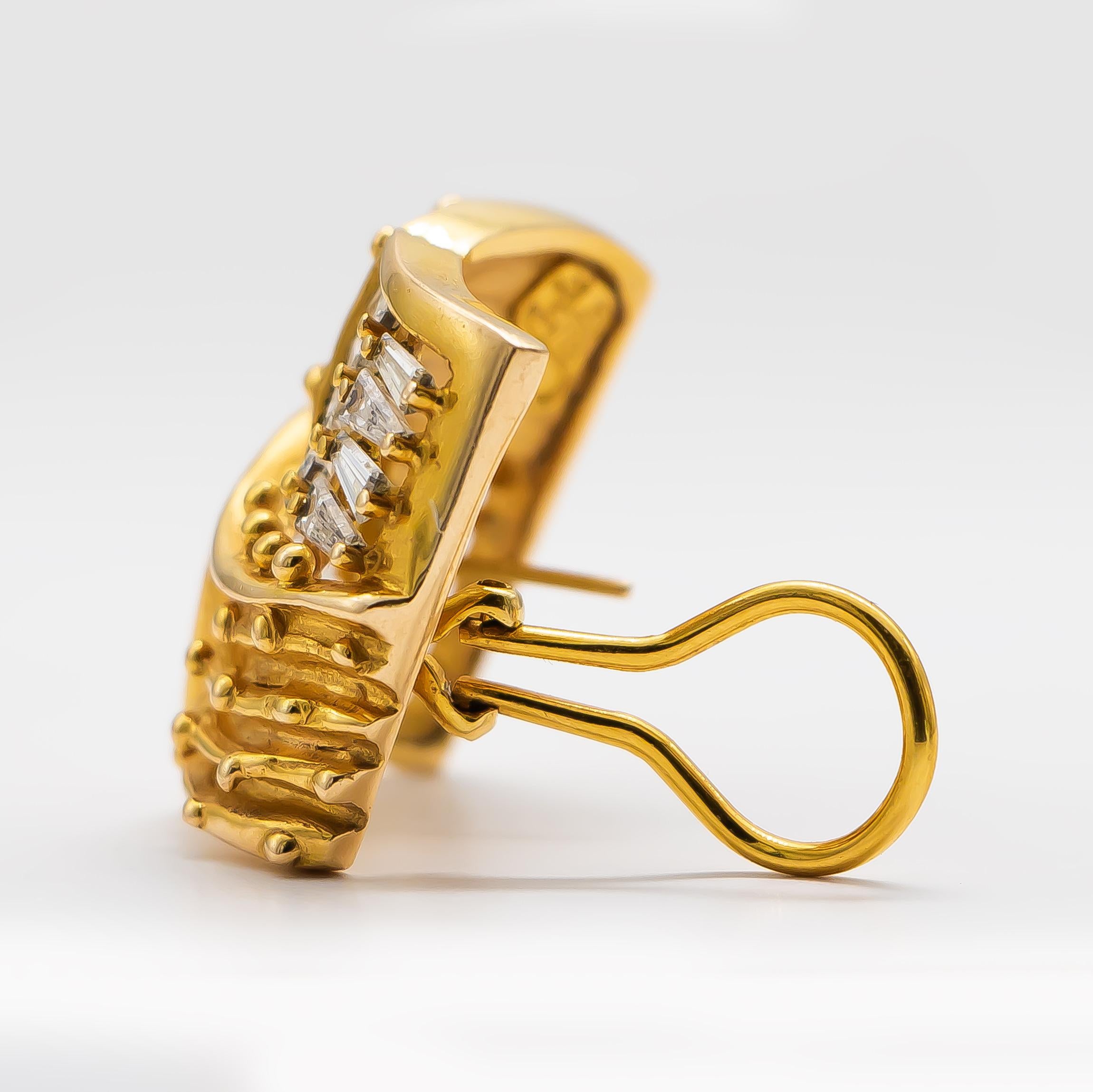 Linda Joslin 3::20 Karat Diamanten Ohrringe 18 Karat Gold 1