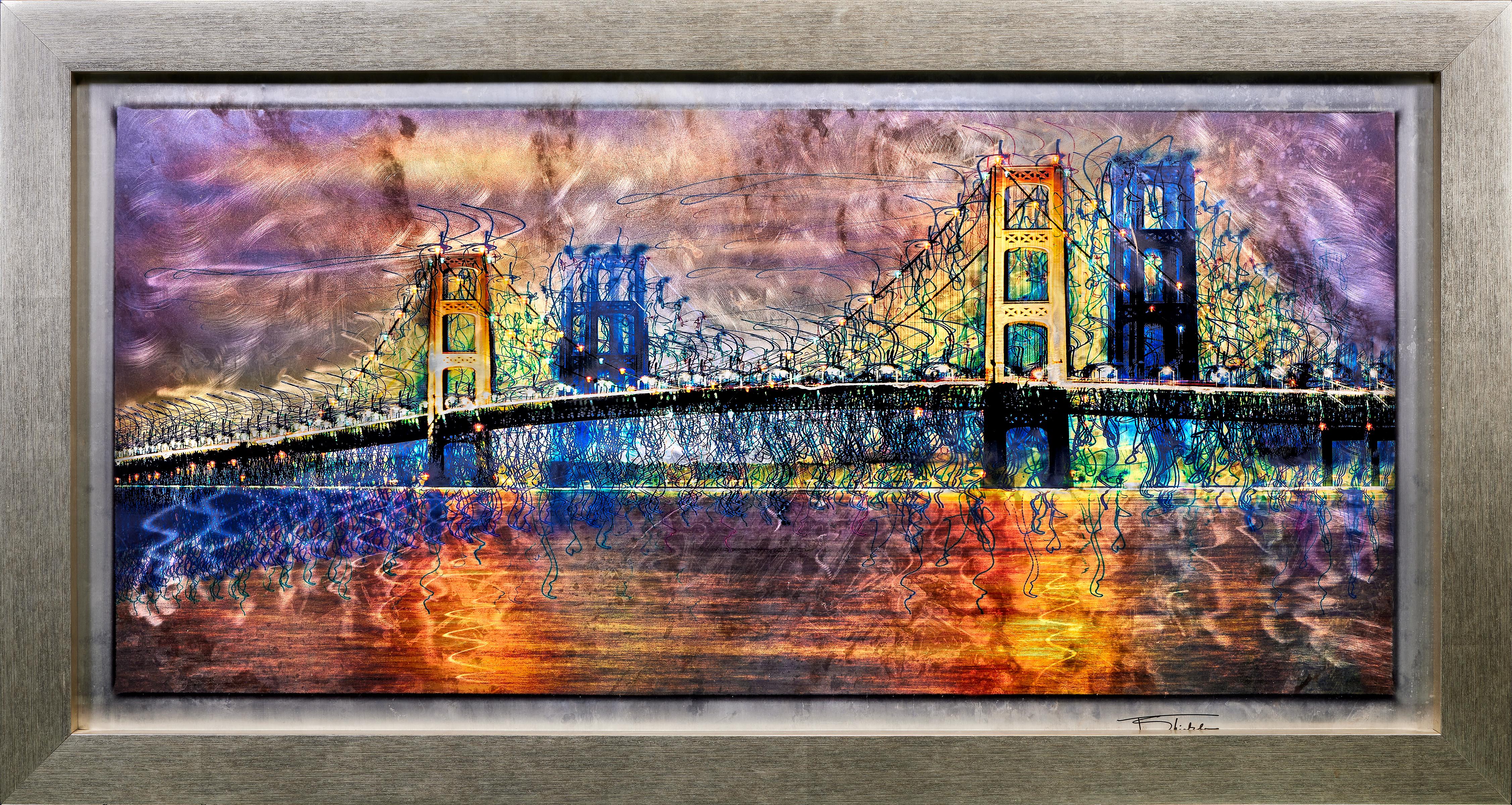 Strait Groovin - Mixed Media Art de Linda K Schinkel and Theodore M Schinkel