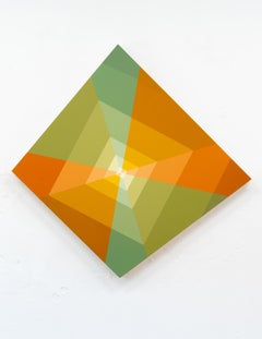 SUNDOG 23 –  Geometrisches abstraktes Gemälde, inspiriert von Sundogs & Nature 