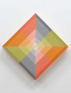 SUNDOG 25 - Diamond Geometric Abstract Painting Inspired by Sundogs & Nature