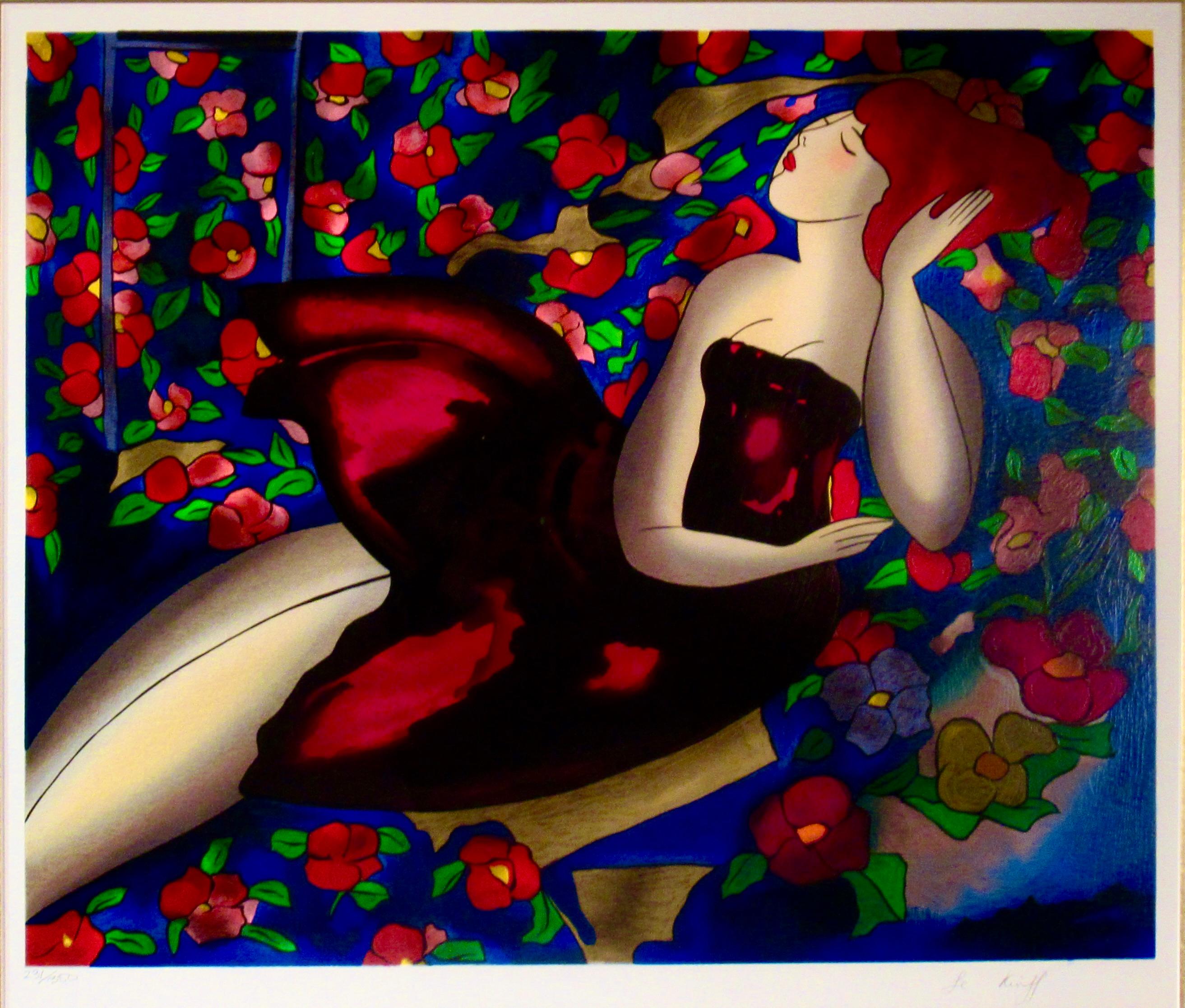 Fleurs, Fleurs, Fleurs - Print by Linda Le Kinff