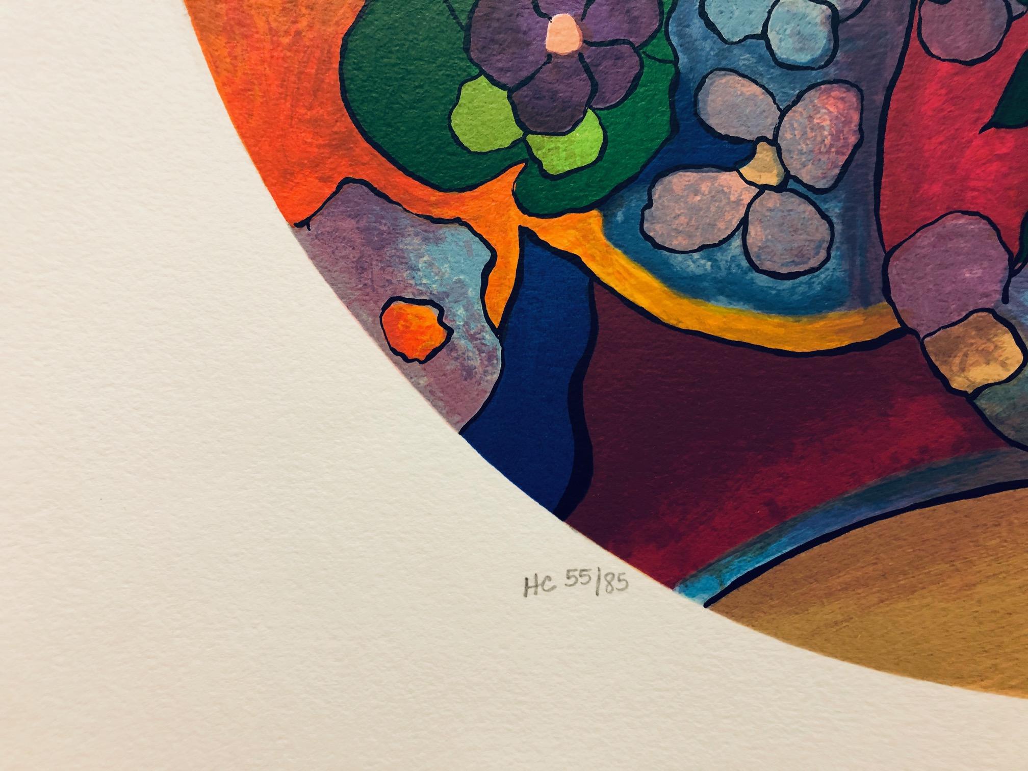 (Título desconocido) Serigrafía de edición limitada, firmada por el artista - Print de Linda Le Kinff