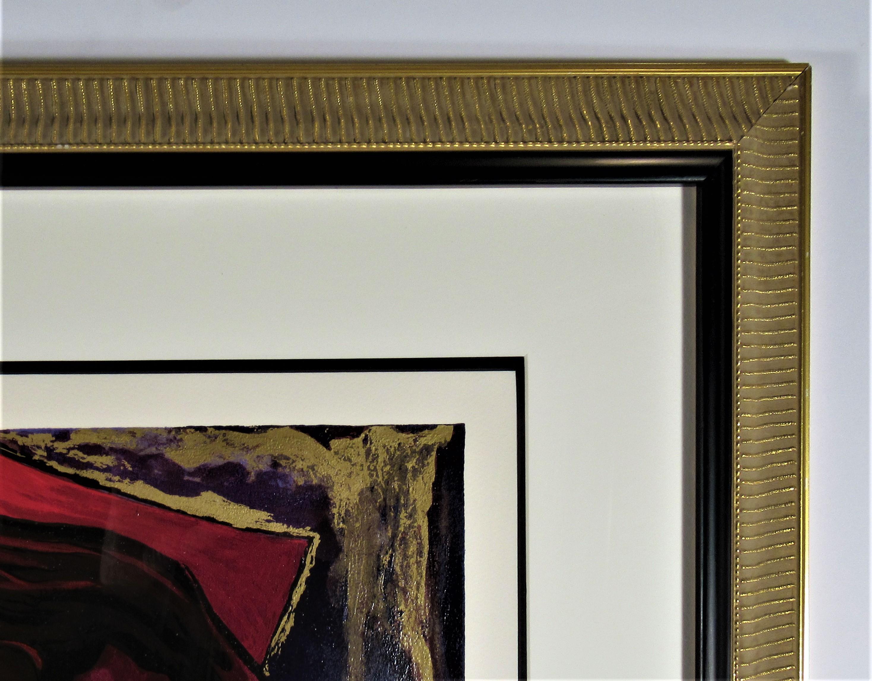 Untitled, Woman with Tulips - Brown Figurative Print by Linda Le Kinff