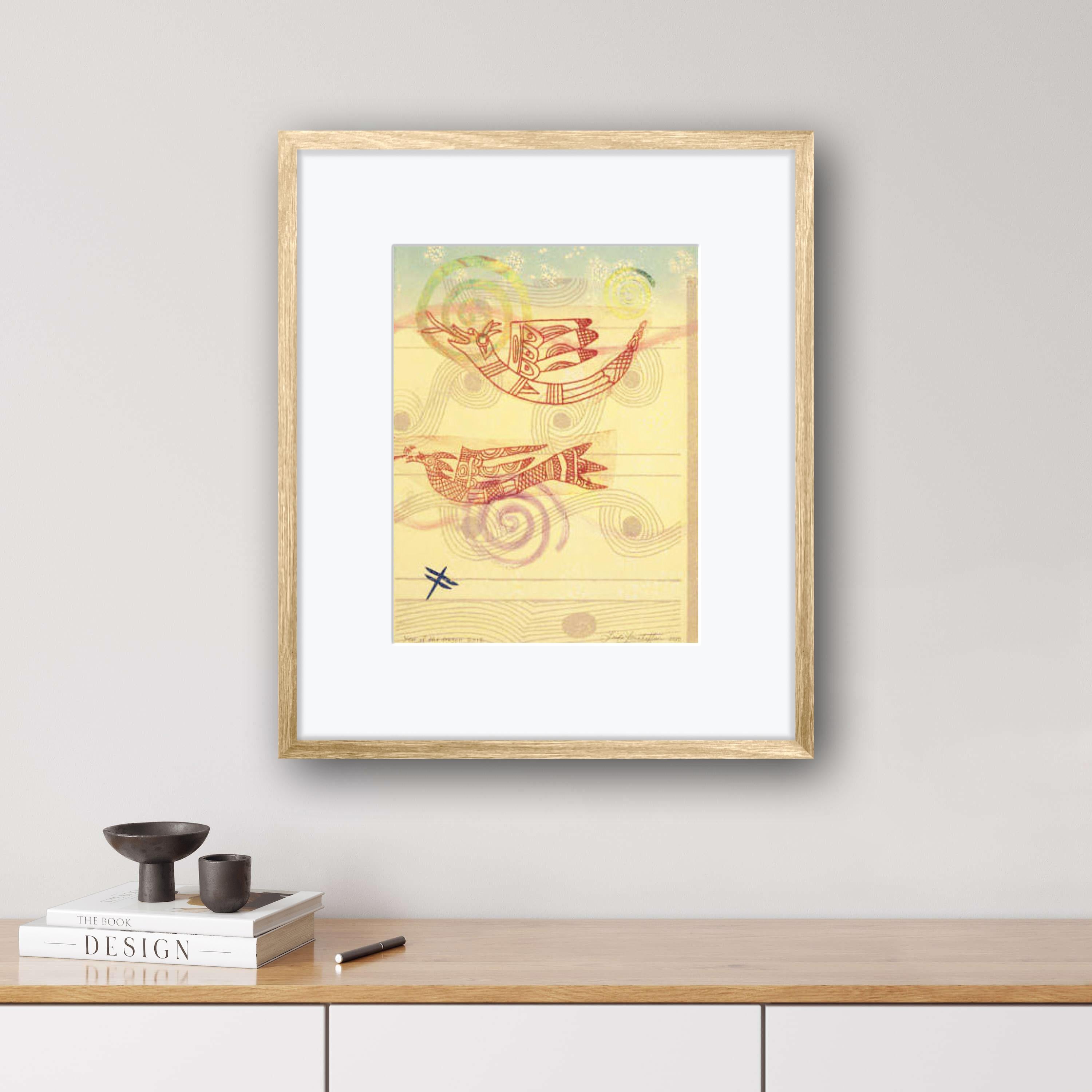 Year of the Dragon - Print by Linda Lomahaftewa