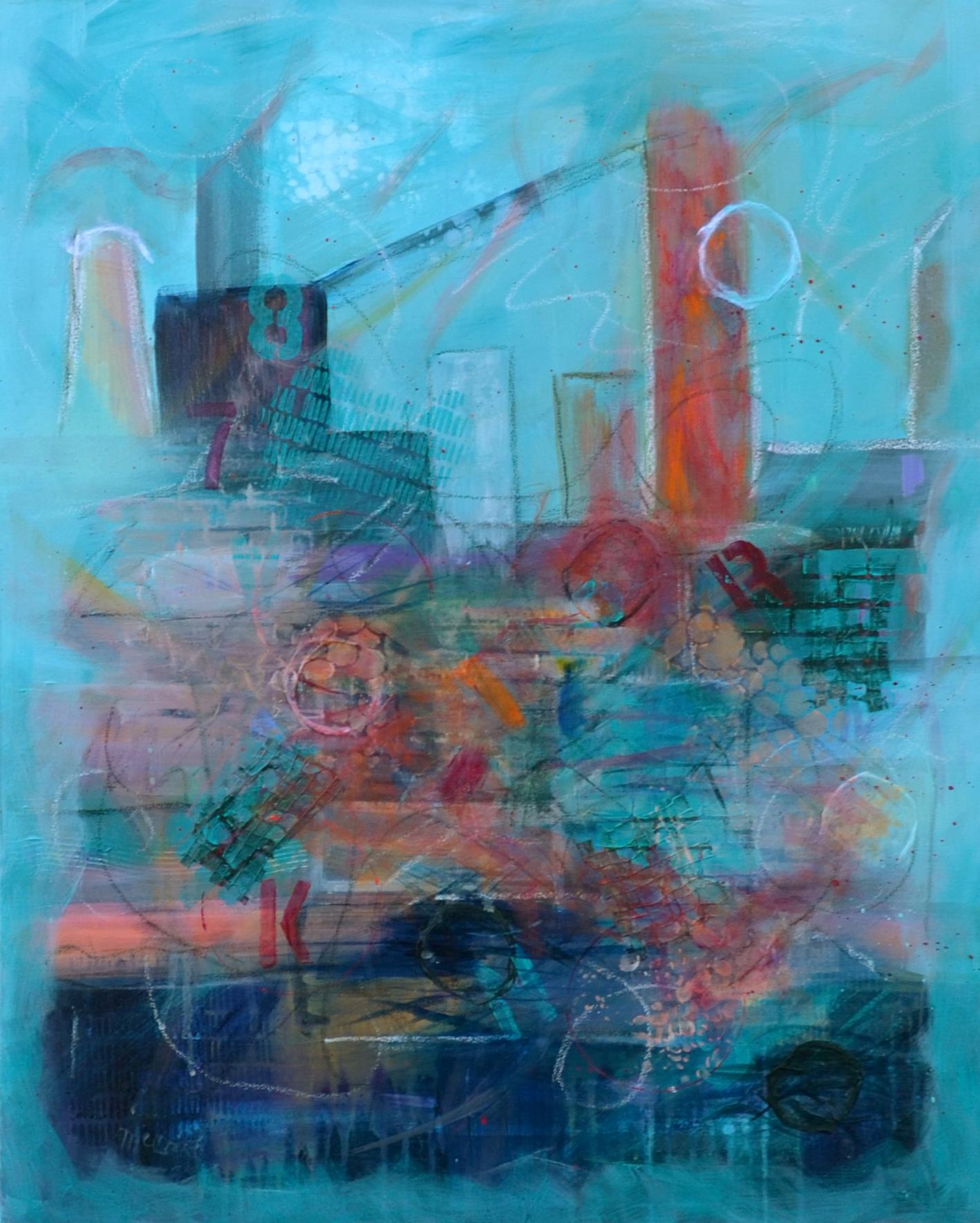 Marchi senza permesso, Pittura astratta - Mixed Media Art di Linda McCord