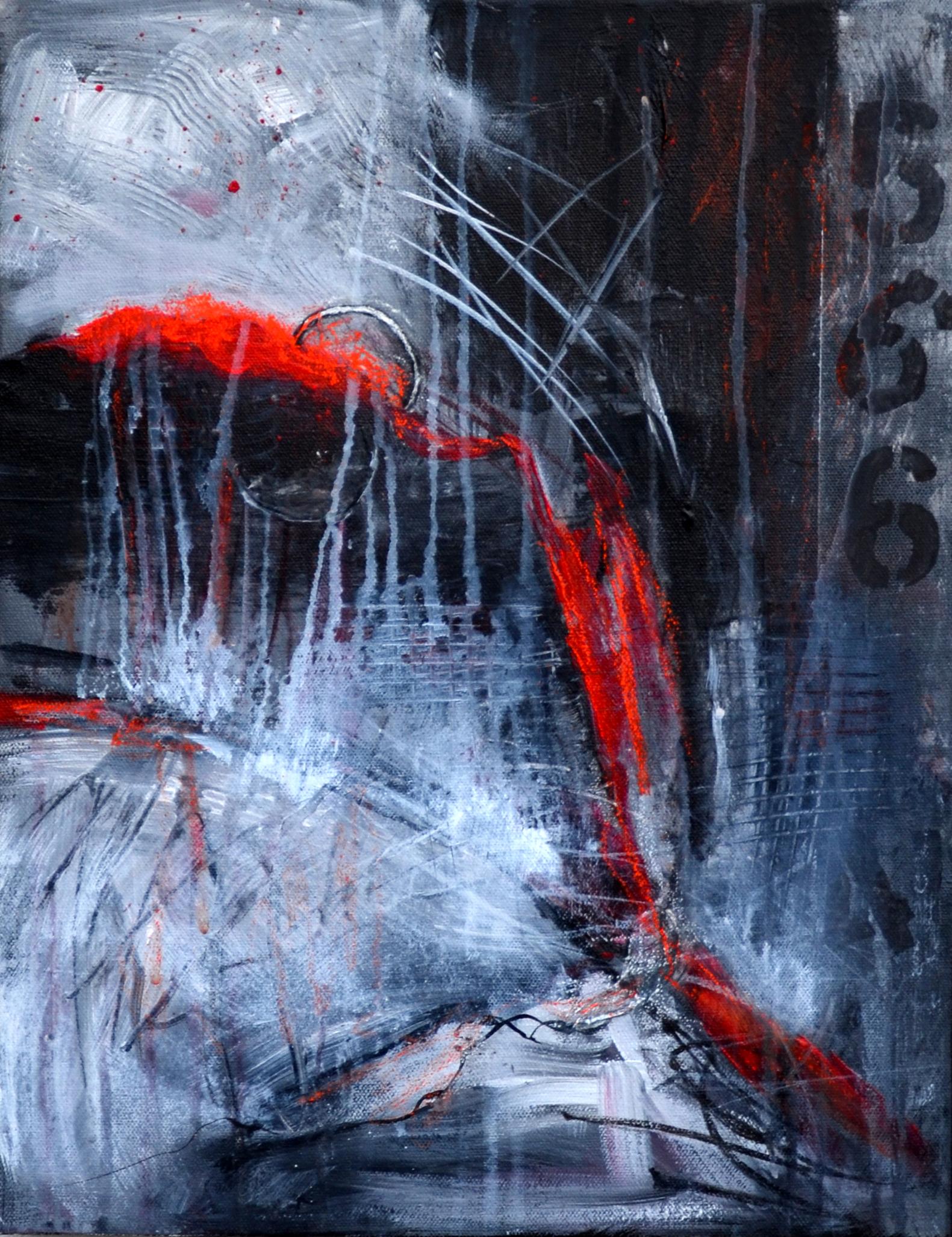 Red Rising, Abstract Painting