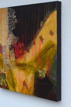 Les taches persistent, peinture abstraite
