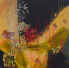 Les taches persistent, peinture abstraite