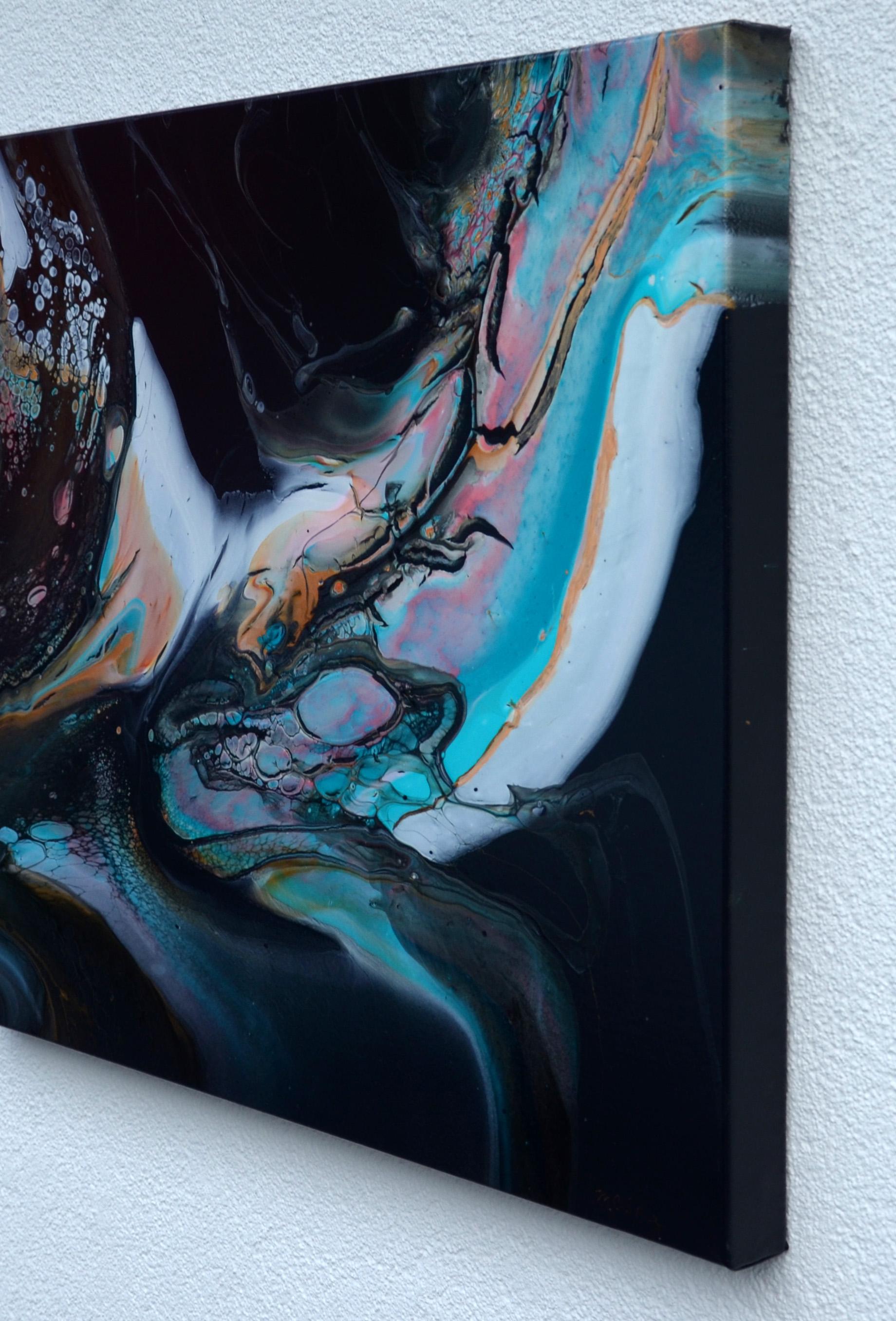 Acquiesce, Abstrakte Malerei – Painting von Linda McCord