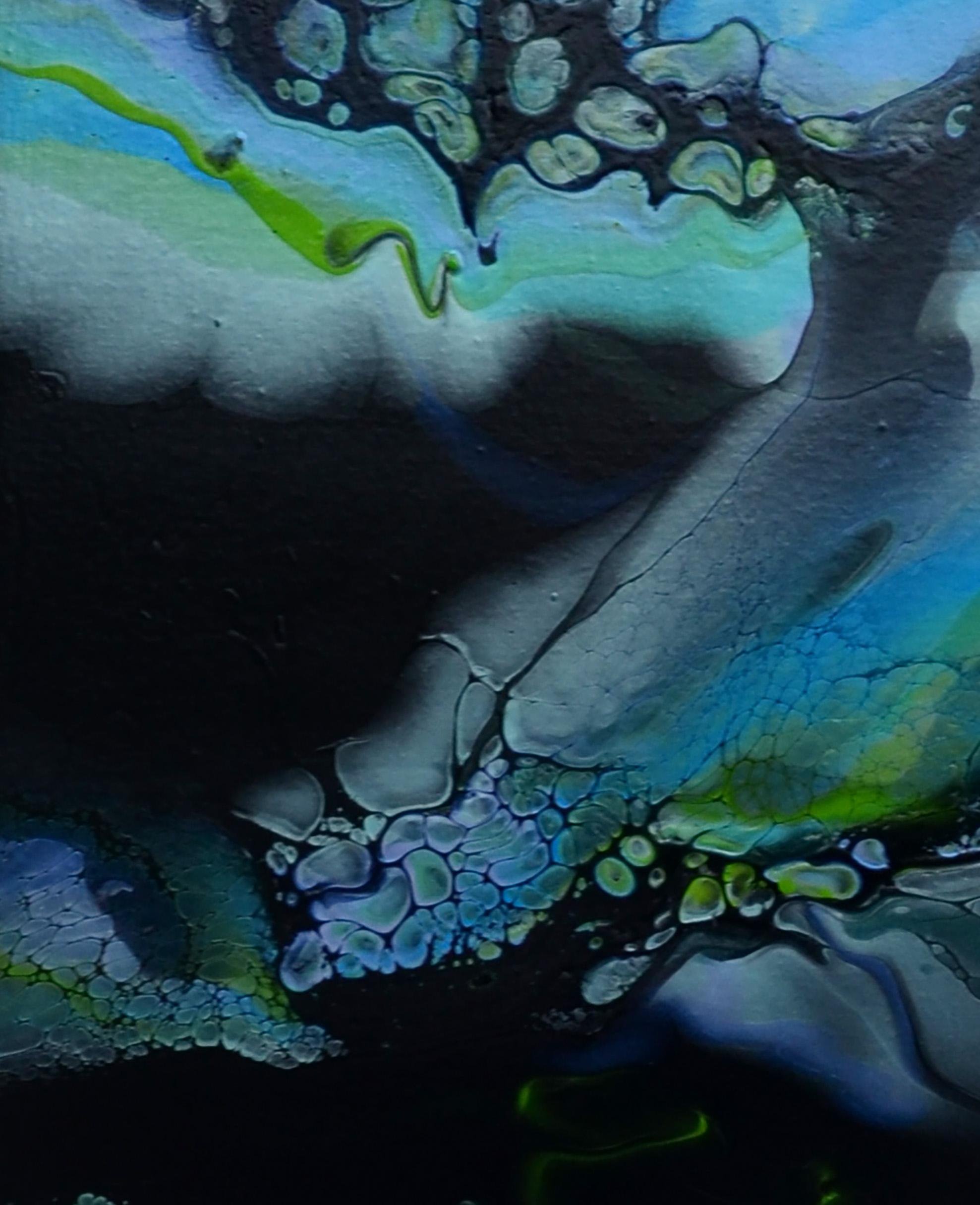 Beyond the Reef, Abstract Painting For Sale 1