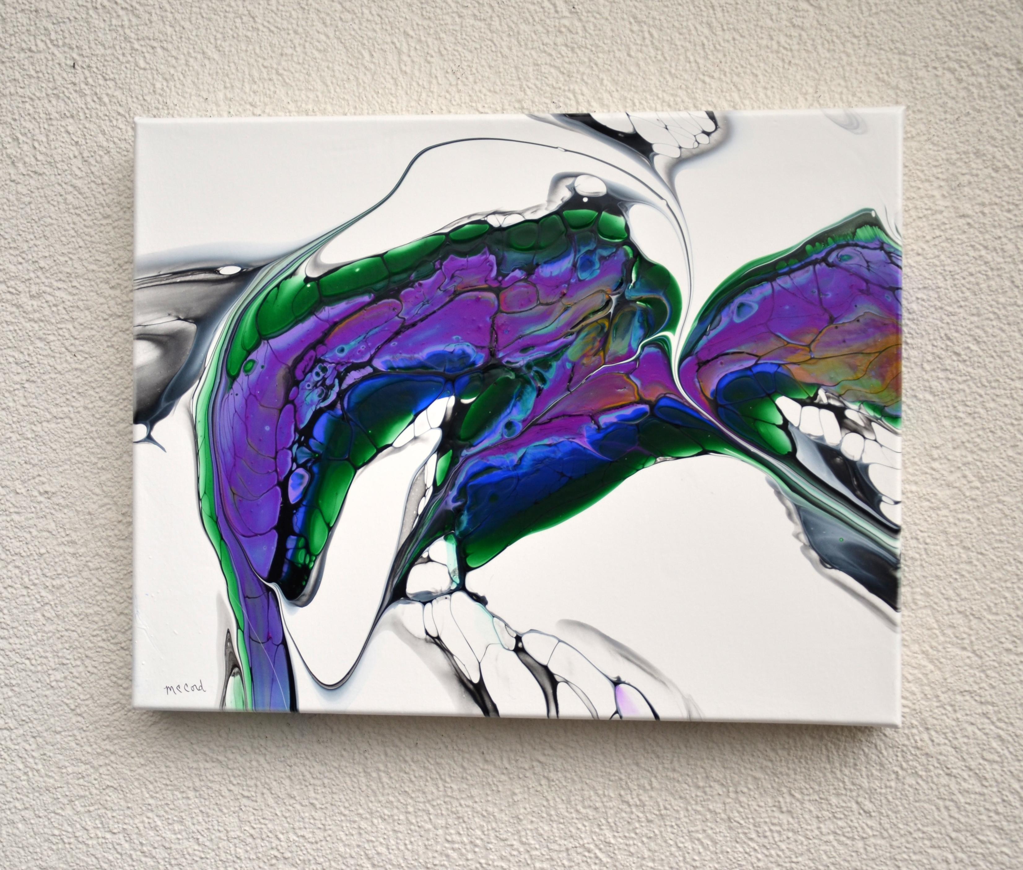 Danza nel vento, Pittura astratta - Painting Astratto di Linda McCord