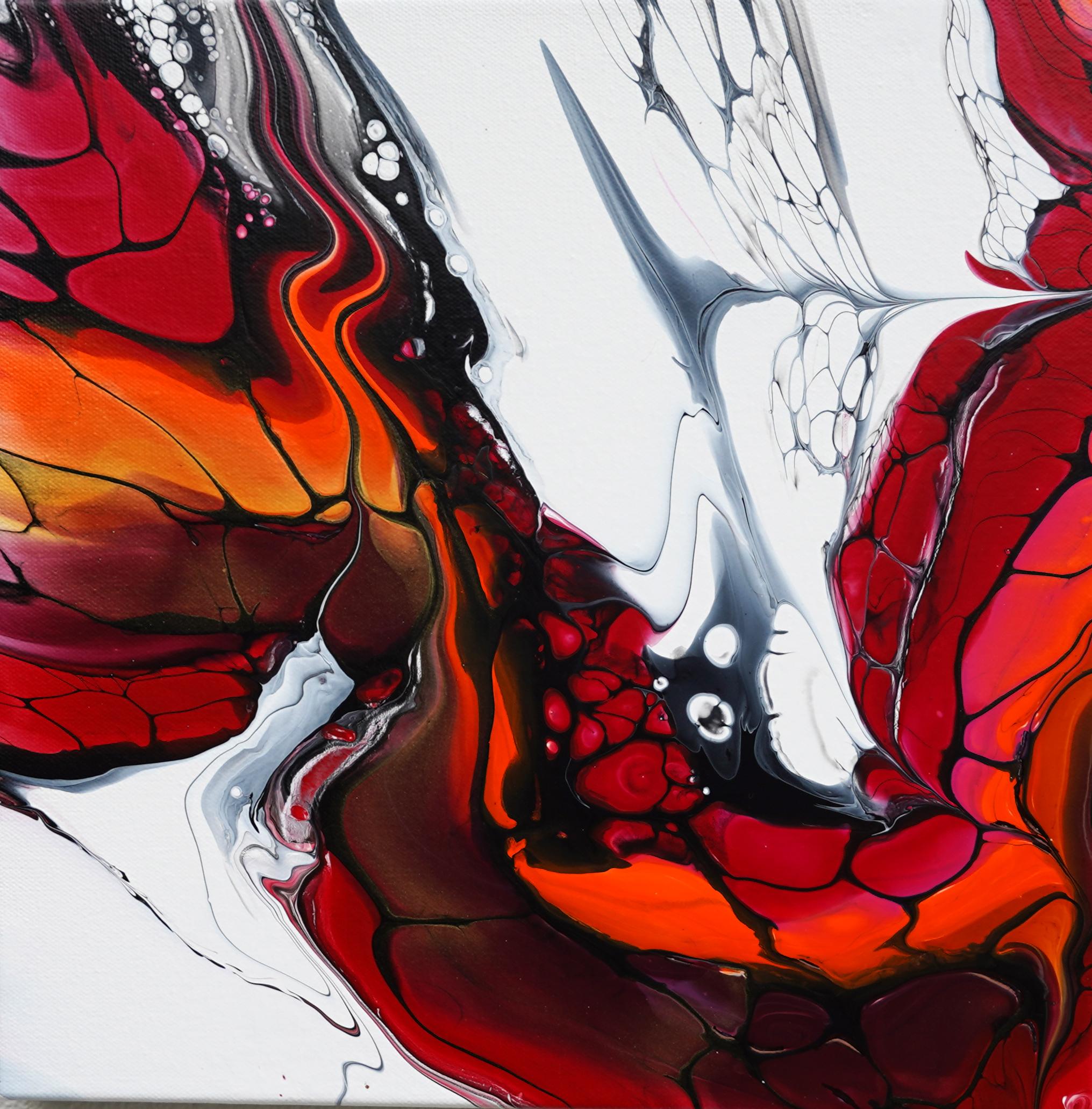 Abstract Painting di Linda McCord - Verso est, Pittura astratta