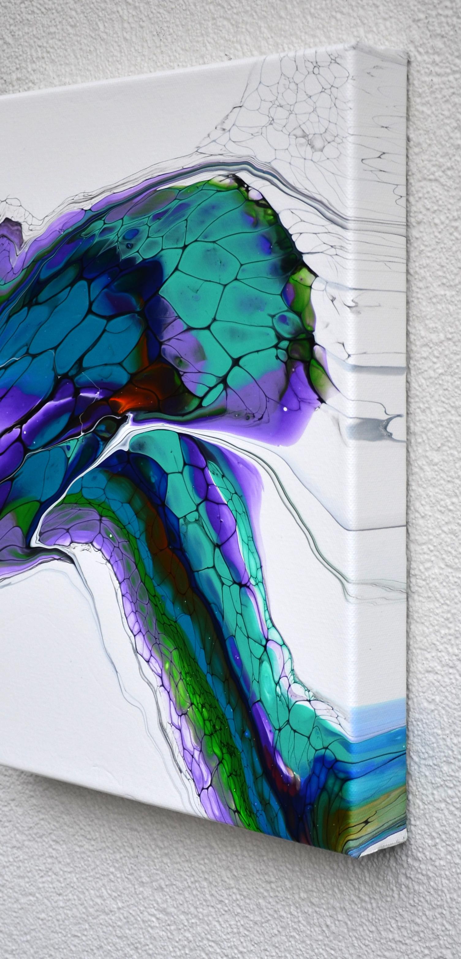 Expansion, Abstraktes Gemälde – Painting von Linda McCord
