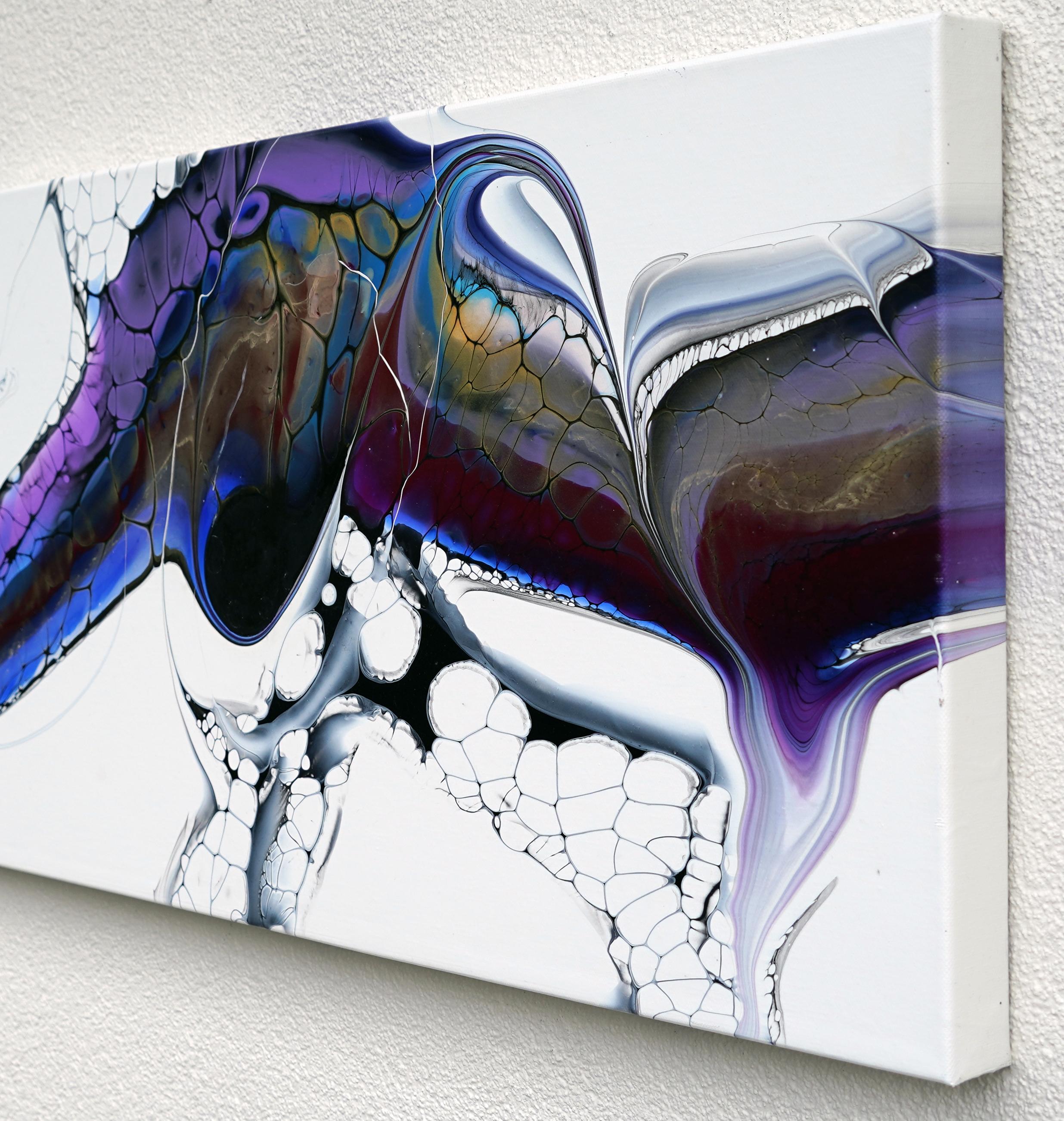 Purple People Eater, Pintura Abstracta - Painting de Linda McCord