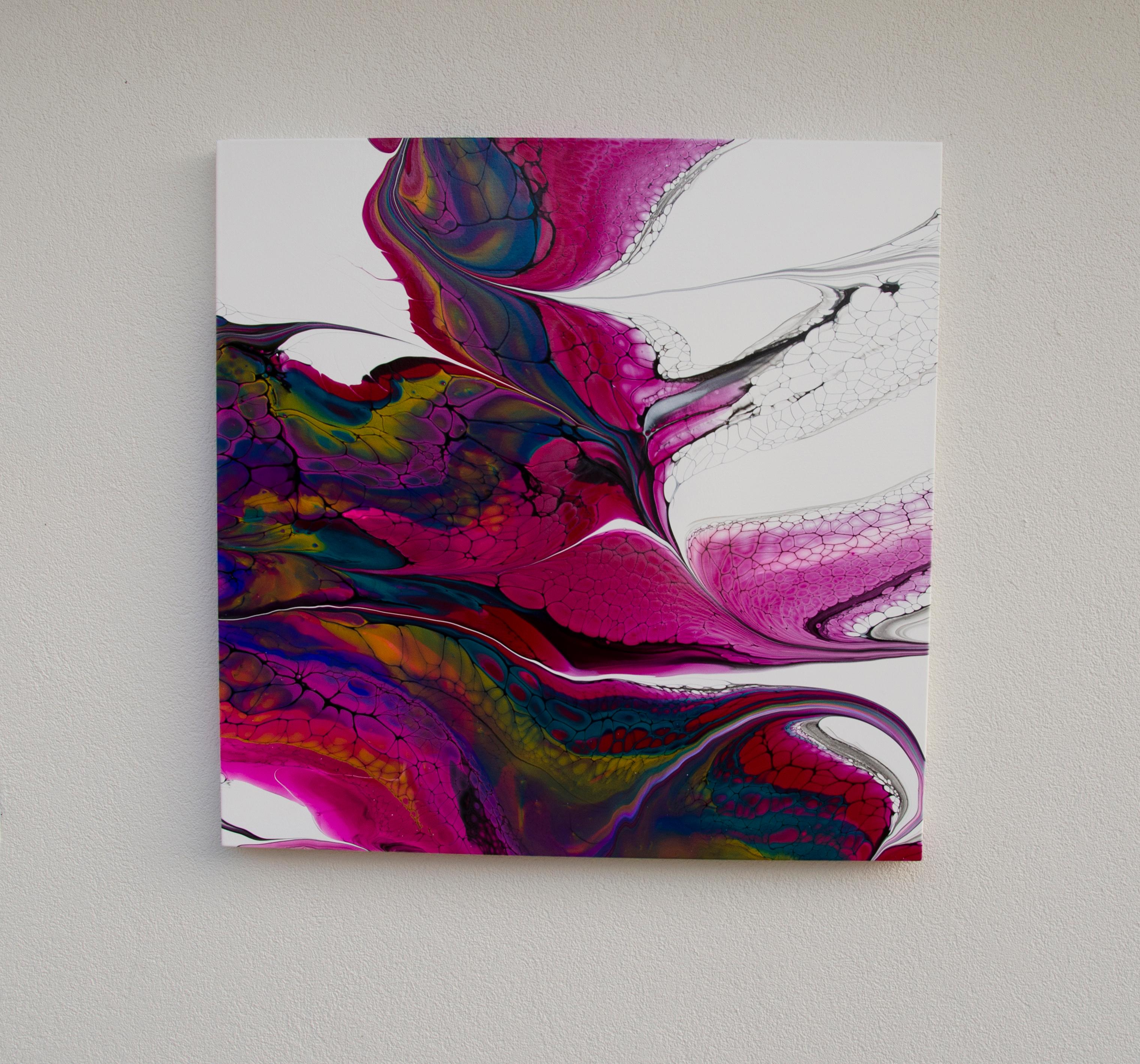 Rinforzi, Pittura astratta - Painting Astratto di Linda McCord