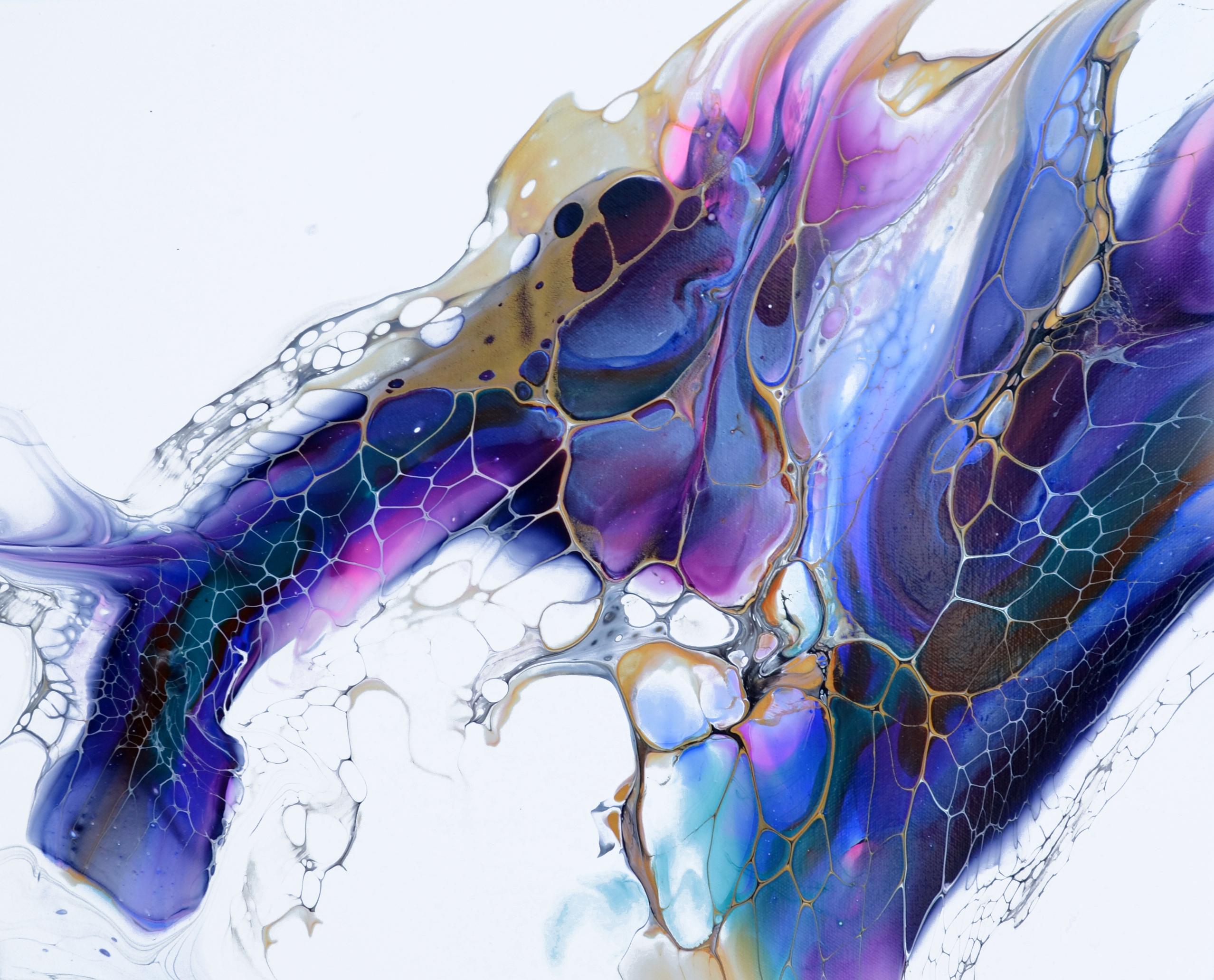 Abstract Painting di Linda McCord - Scivolare via, pittura astratta