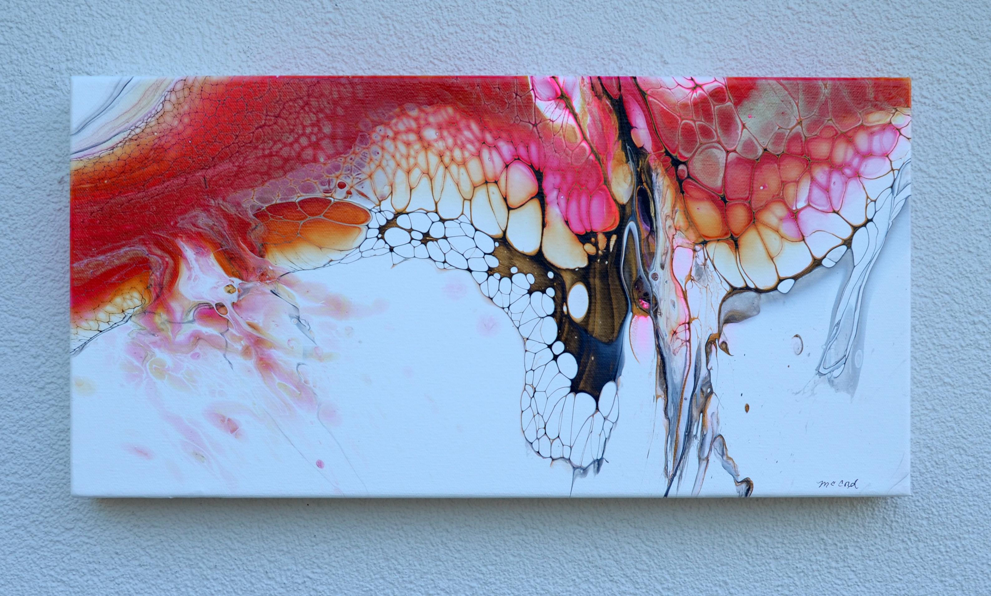 Llévame lejos, pintura abstracta - Painting Abstracto de Linda McCord