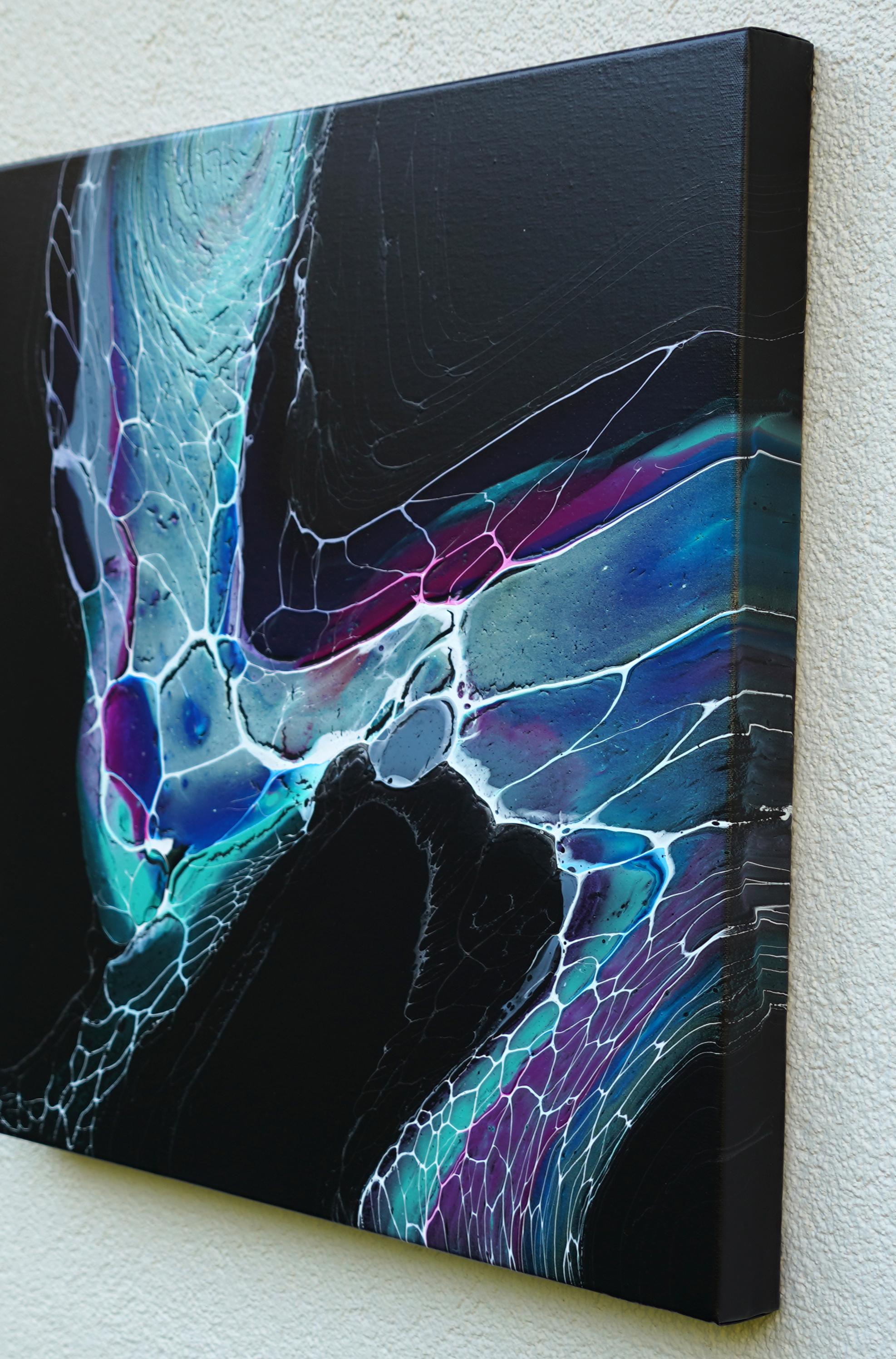 Transformation, Abstraktes Gemälde – Painting von Linda McCord