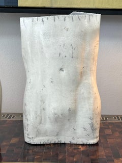 Linda Mielke Roku Man and Woman Torso Pottery Vases