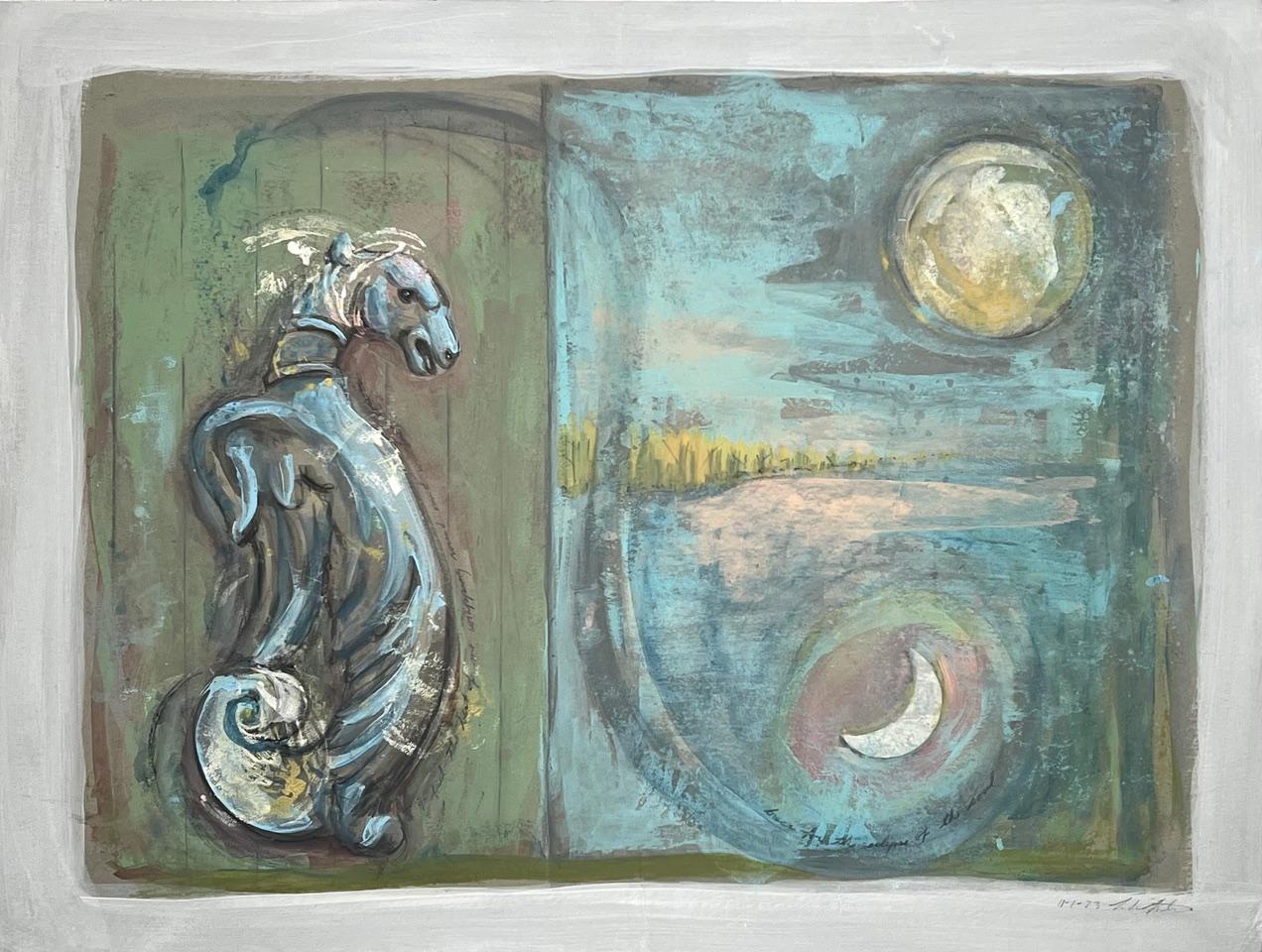 Linda Mitchell Animal Painting - Eclipse