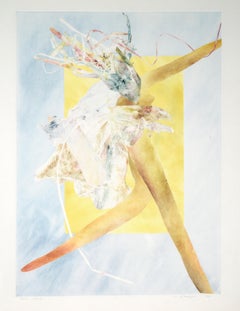 "Sale Julia" Abstract Figurative Monotype of a Dancer
