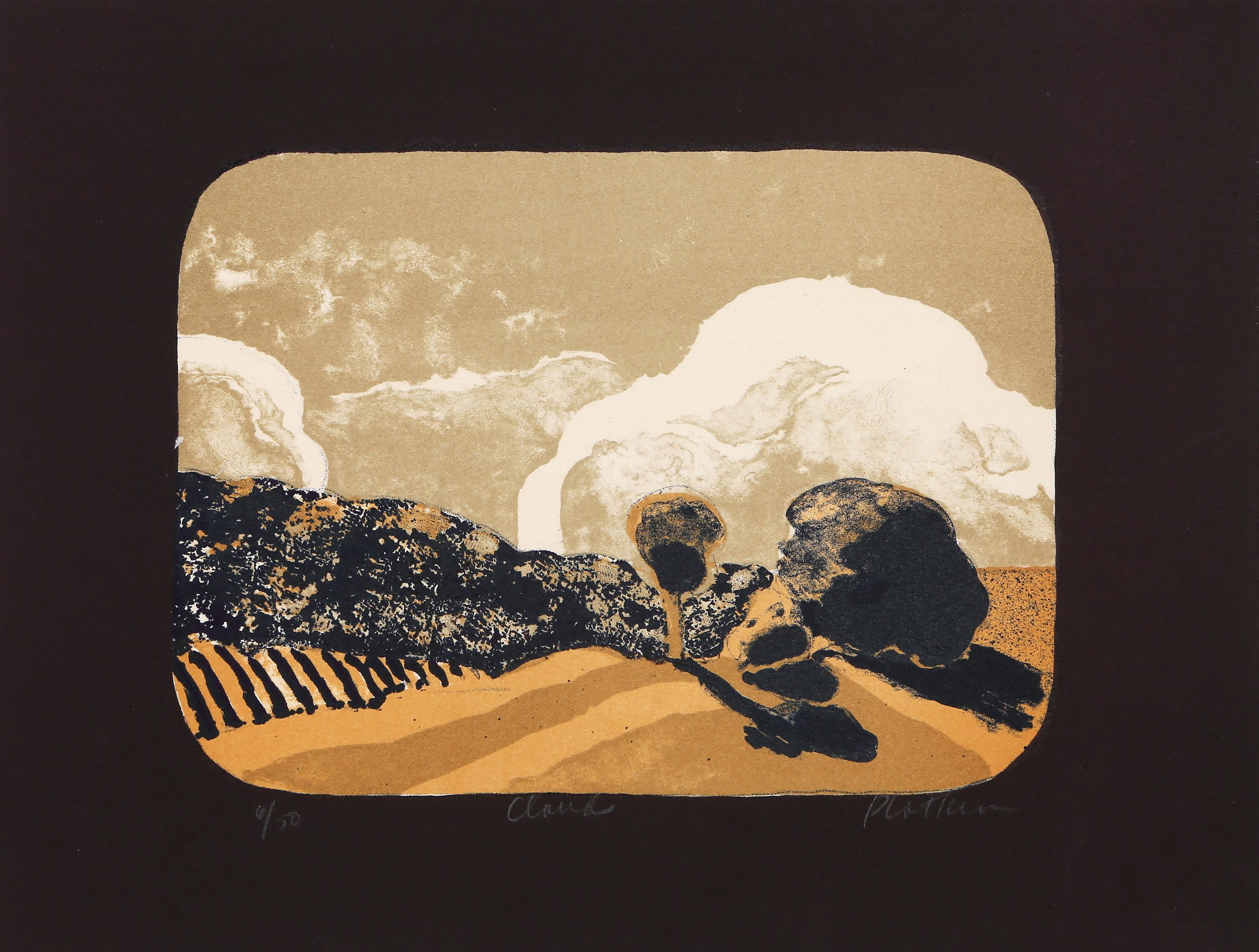 Wolke, moderne Lithographie von Linda Plotkin im Angebot 1