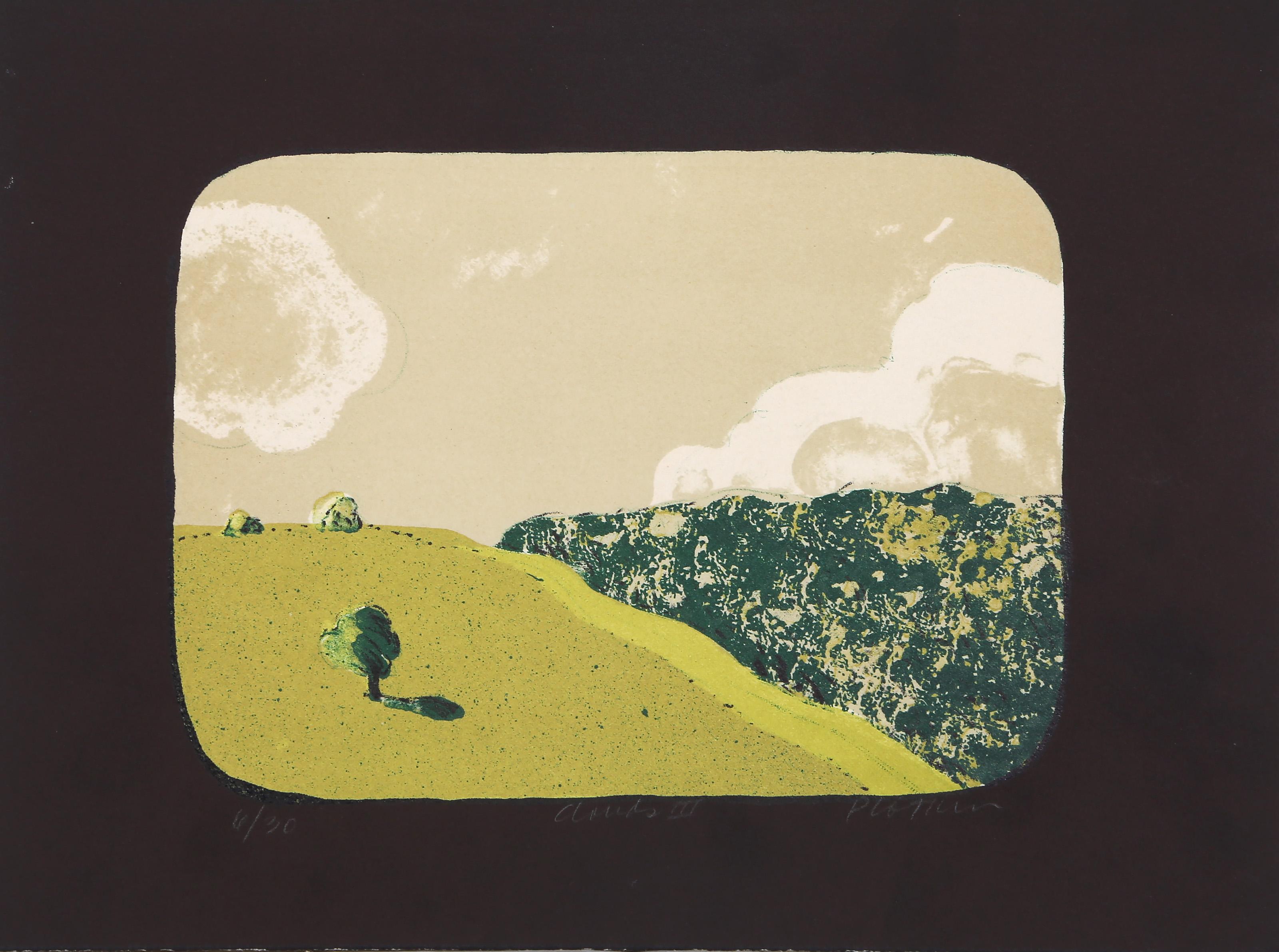 Clouds III, Modern Lithograph by Linda Plotkin For Sale 1