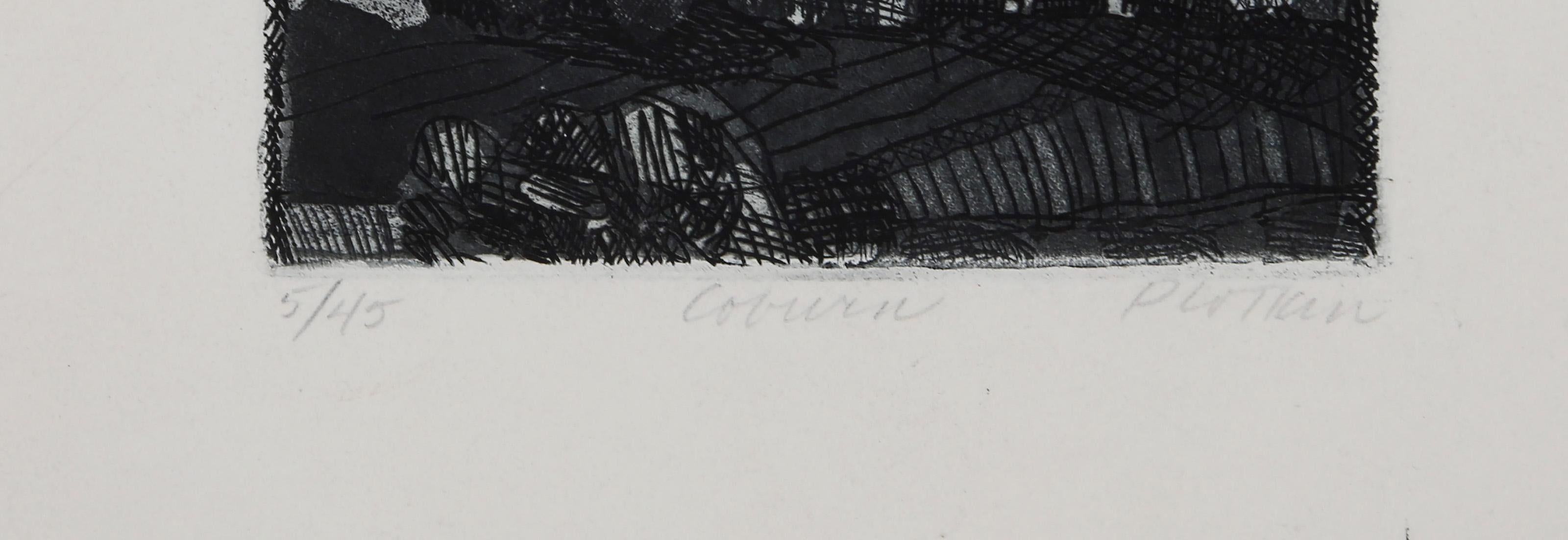 Coburn, Modern Etching by Linda Plotkin For Sale 3