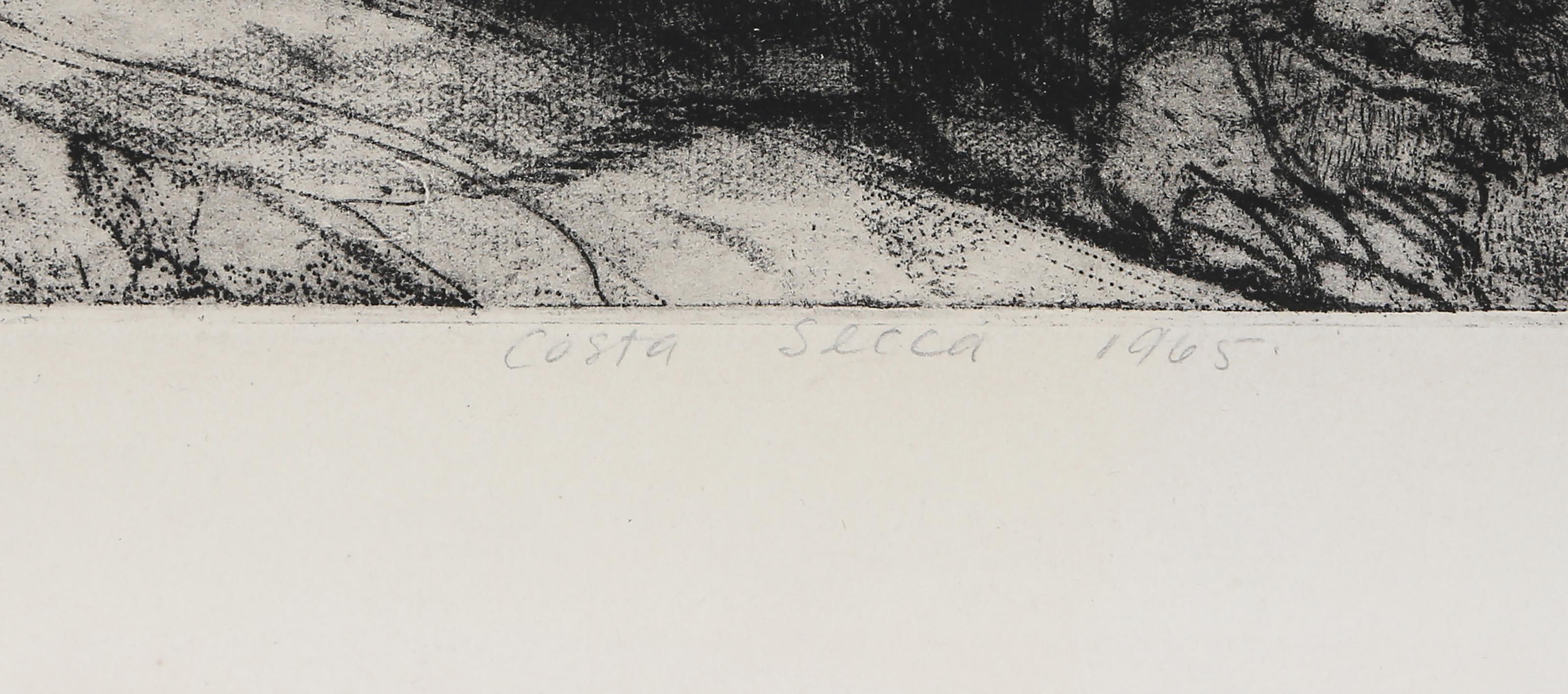 Costa Secca, Modern Etching by Linda Plotkin For Sale 4