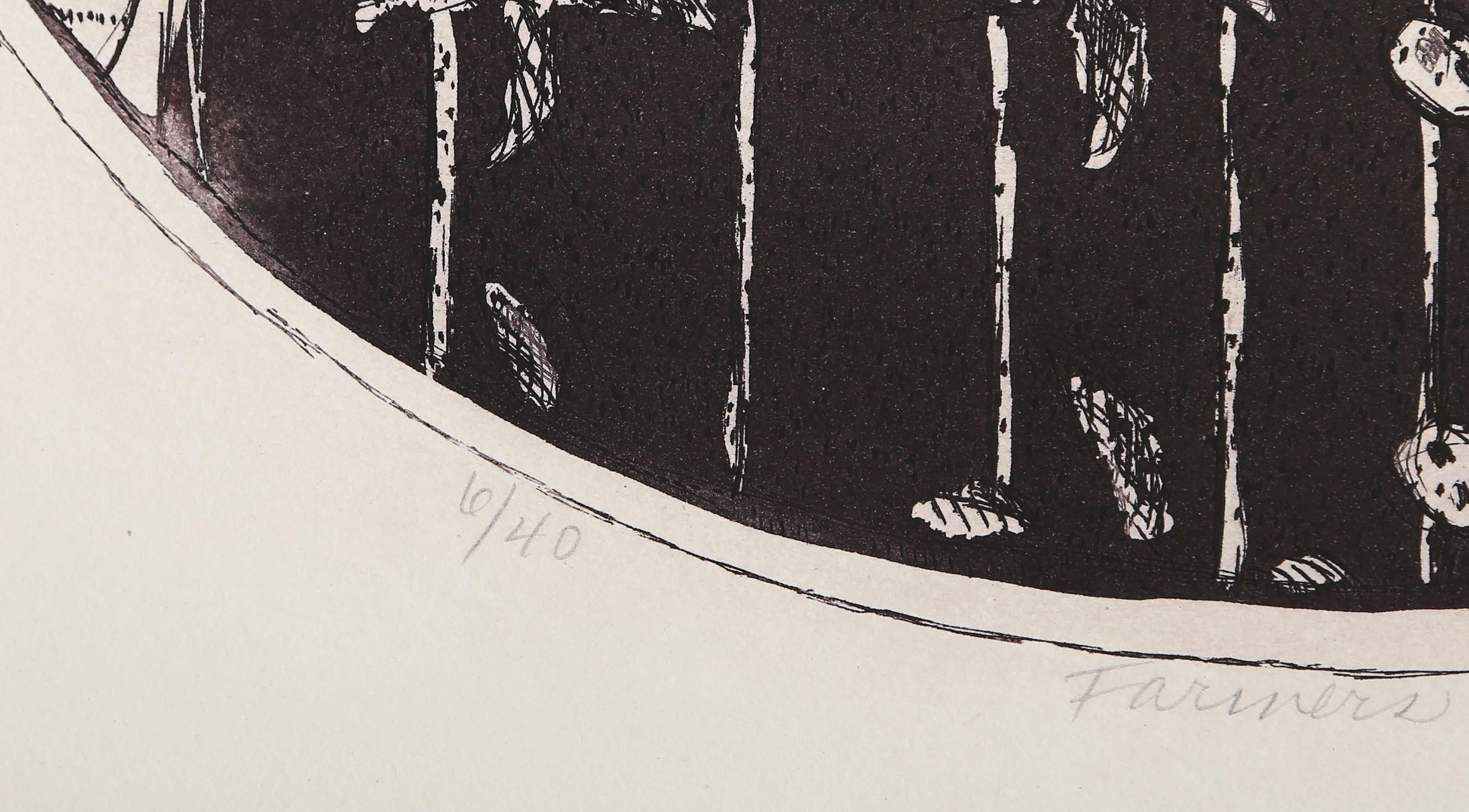 Farmers Wife, Modern Etching by Linda Plotkin For Sale 2