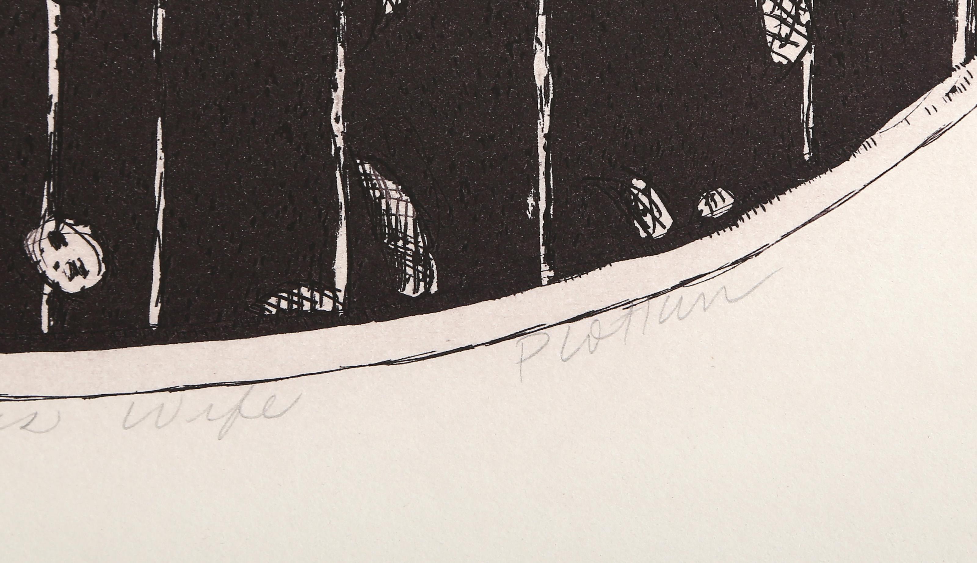 Farmers Wife, Modern Etching by Linda Plotkin For Sale 3