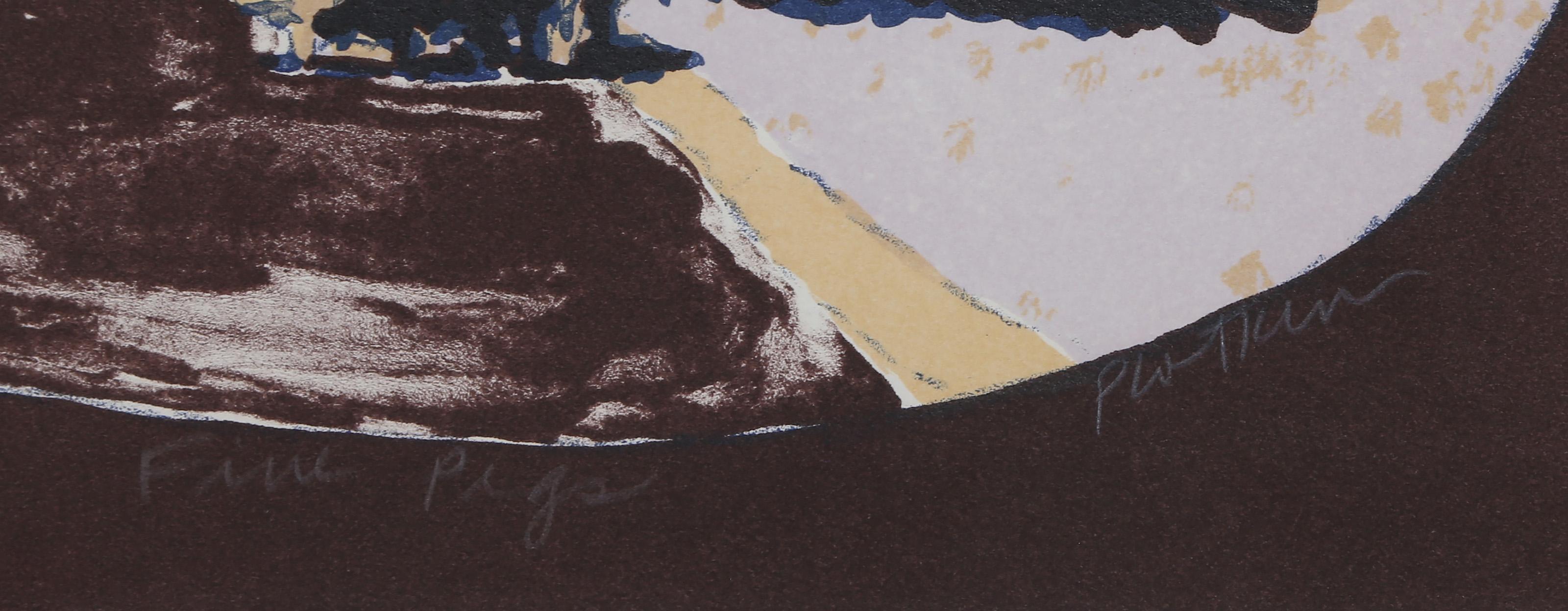 Fine Pigs, Modern Screenprint by Linda Plotkin For Sale 3